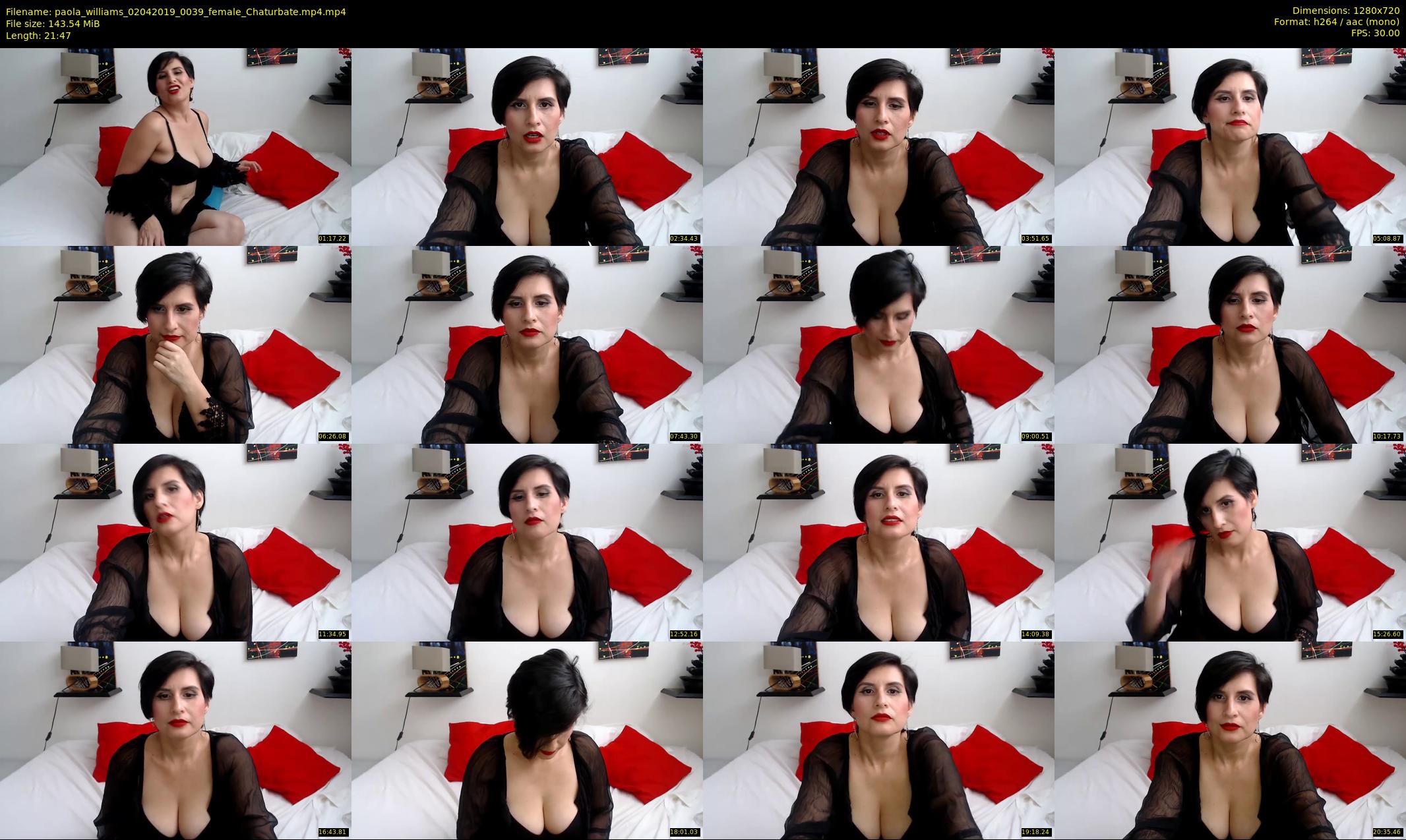 paola_williams — 22 minute Chaturbate female cam show recording, 720p, Apr 2, 2019