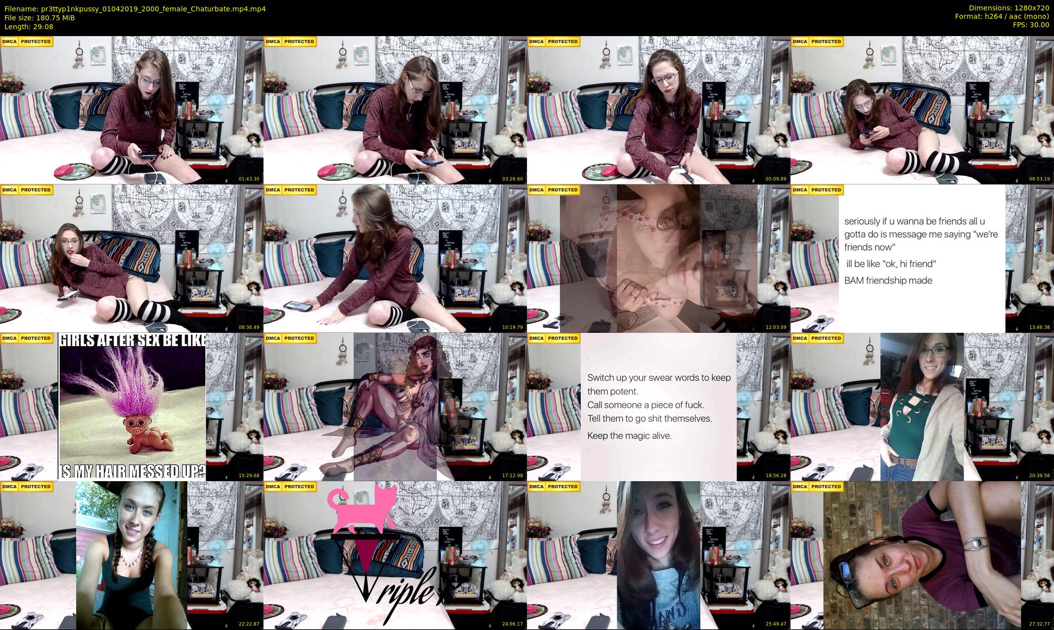 pr3ttyp1nkpussy — 30 minute Chaturbate couple cam show recording, 720p, Apr 1, 2019