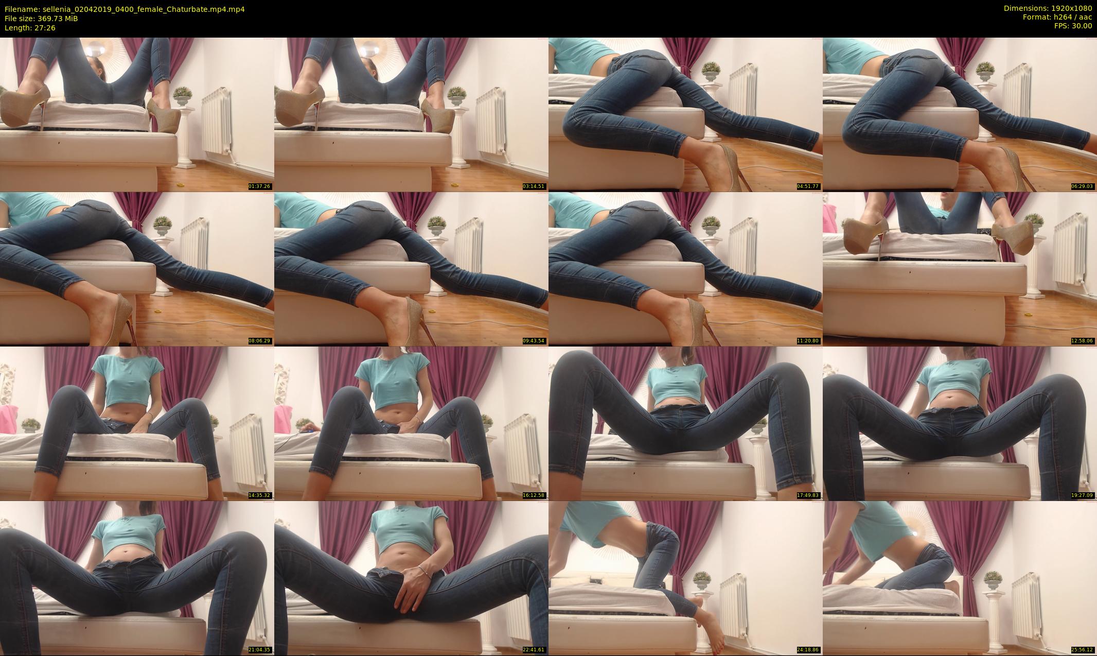 sellenia — 28 minute Chaturbate female cam show recording, 1080p, Apr 2, 2019