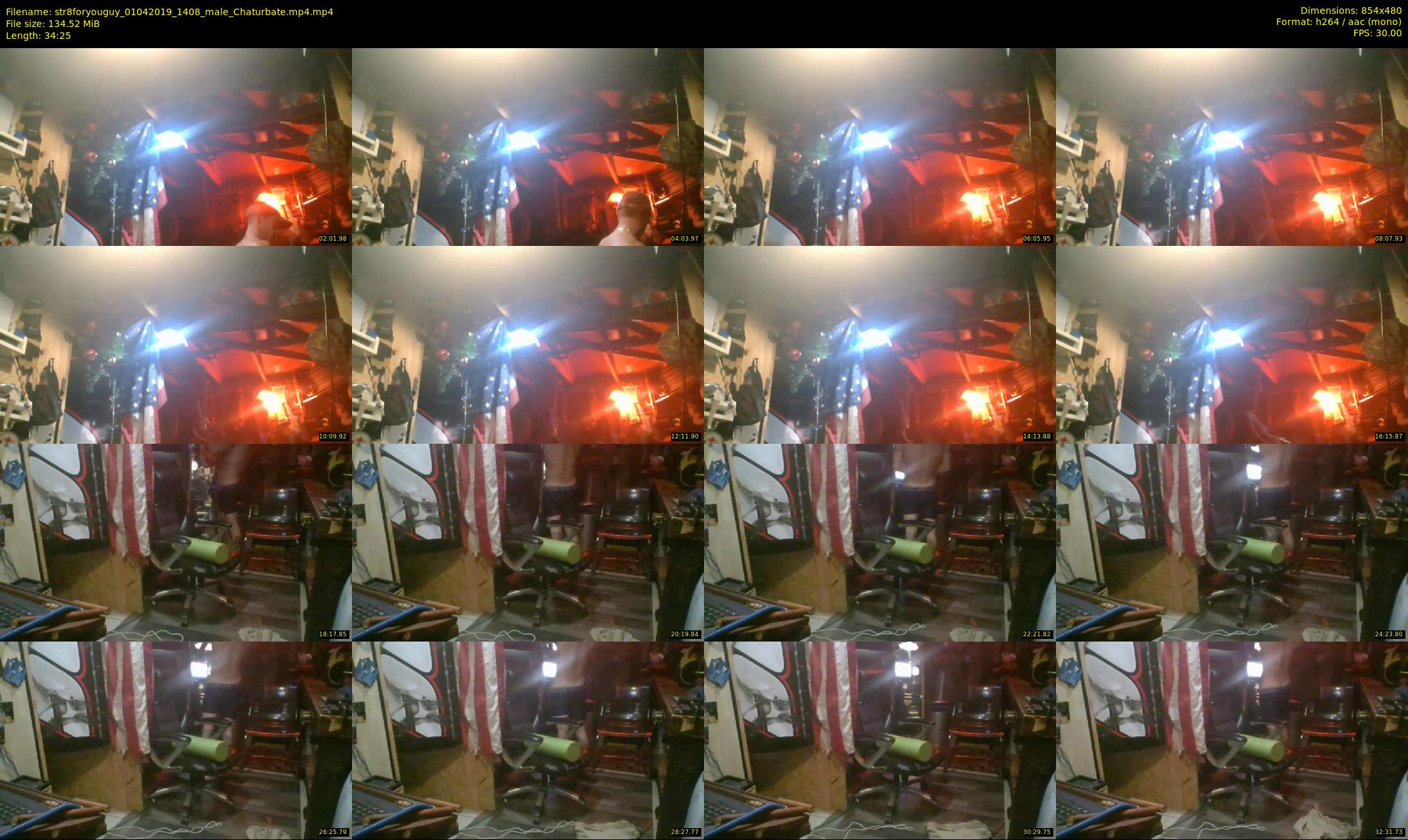str8foryouguy — 35 minute Chaturbate male cam show recording, 480p, Apr 1, 2019