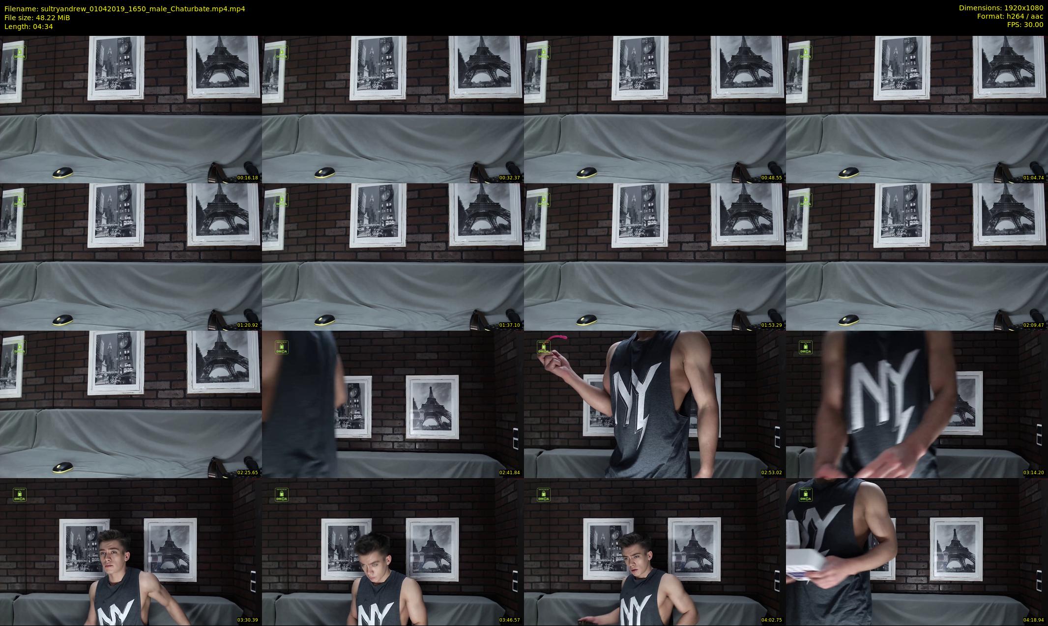 sultryandrew — 5 minute Chaturbate male cam show recording, 1080p, Apr 1, 2019