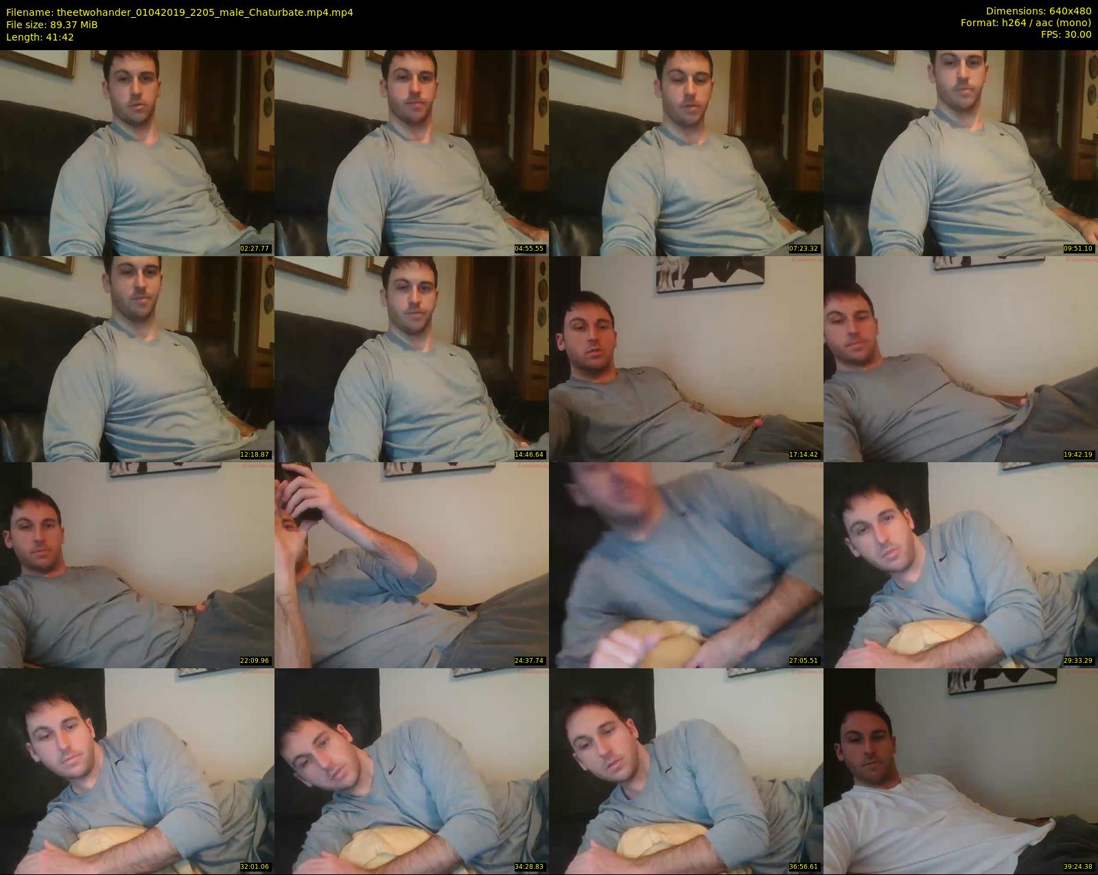 theetwohander — 42 minute Chaturbate male cam show recording, 480p, Apr 1, 2019