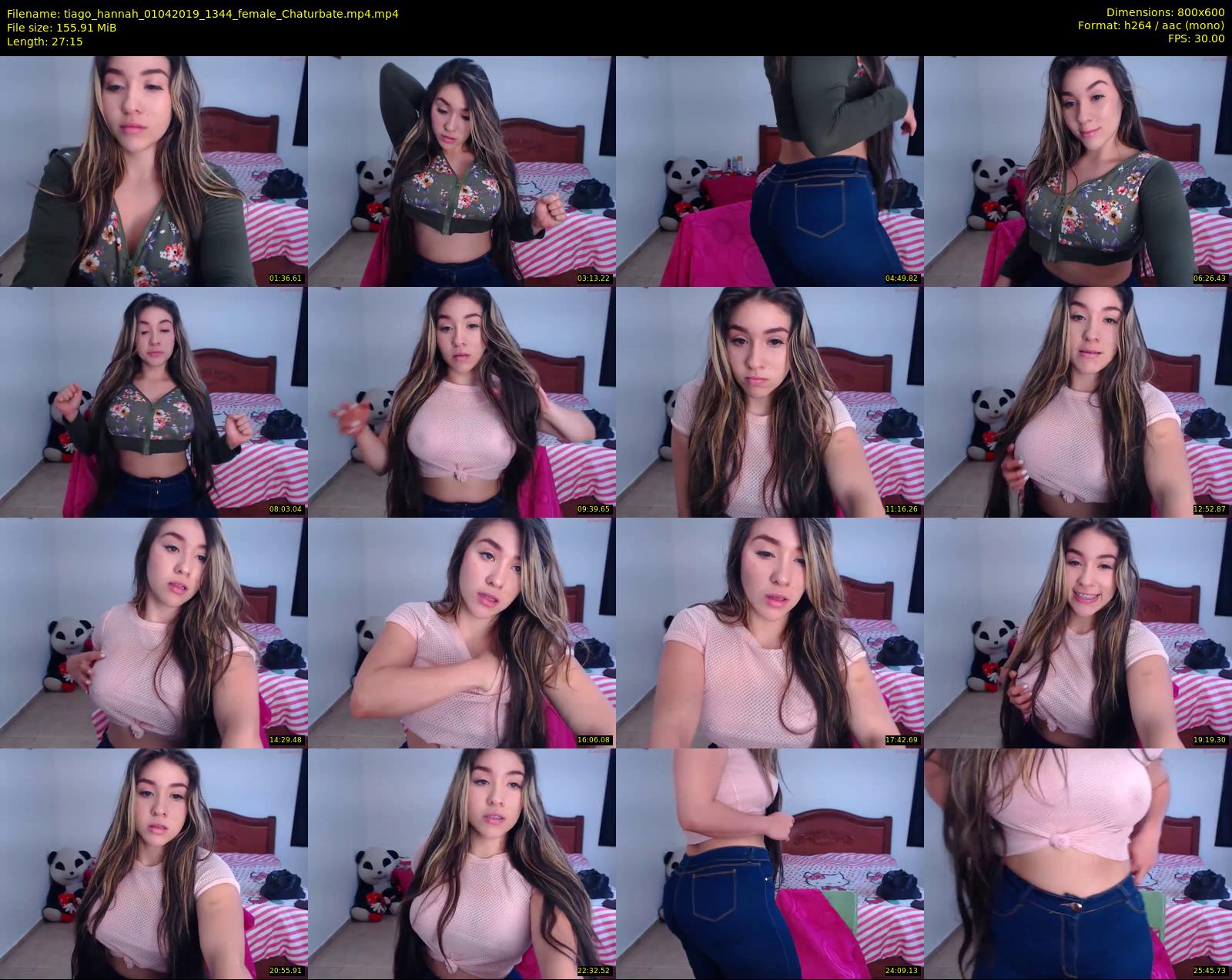 tiago_hannah — 28 minute Chaturbate couple cam show recording, 480p, Apr 1, 2019