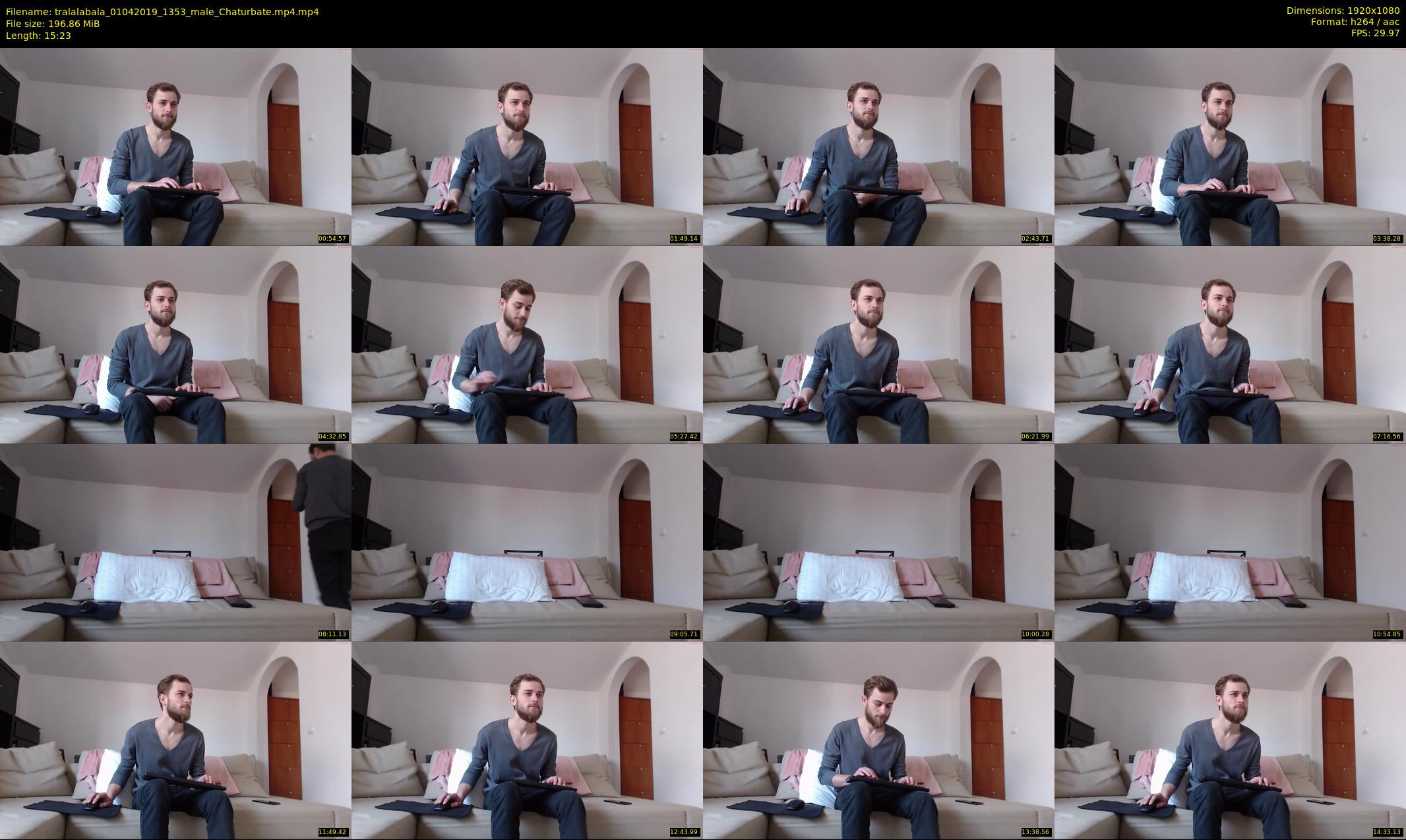 tralalabala — 16 minute Chaturbate male cam show recording, 1080p, Apr 1, 2019