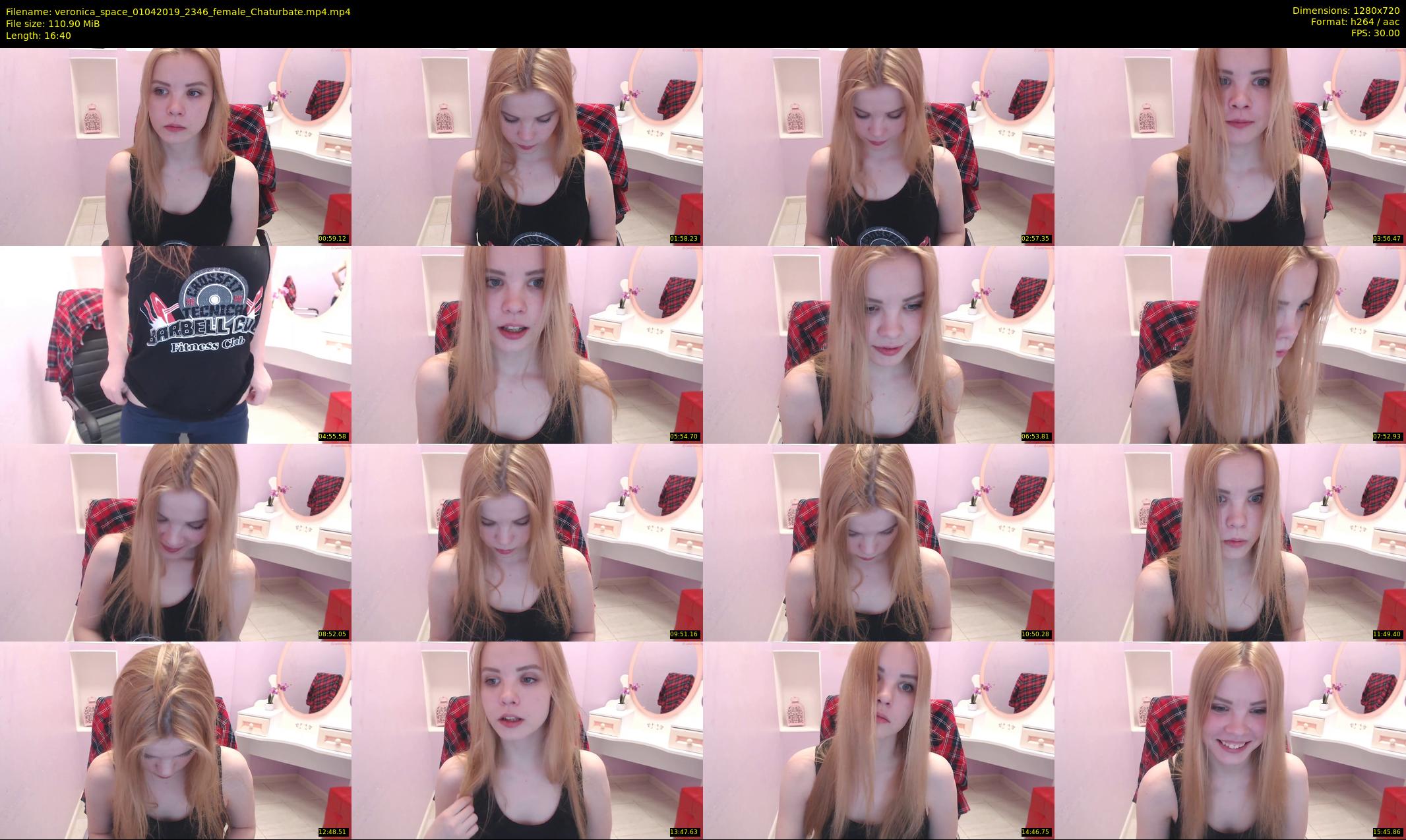 veronica_space — 17 minute Chaturbate female cam show recording, 720p, Apr 1, 2019