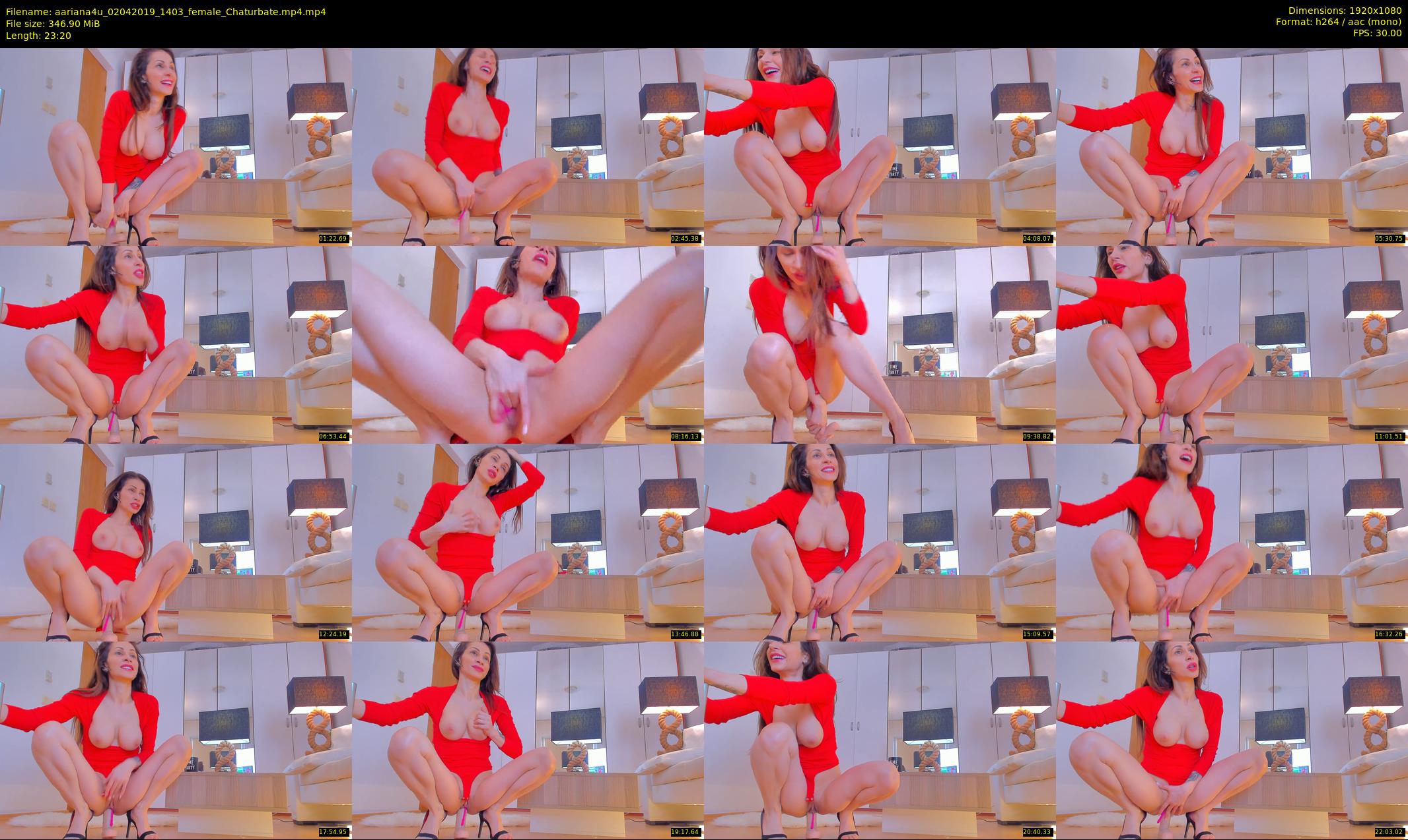 aariana4u — 24 minute Chaturbate female cam show recording, 1080p, Apr 2, 2019