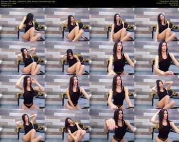 afroditha_ — 3 minute Chaturbate female cam show recording, 720p, Apr 2, 2019