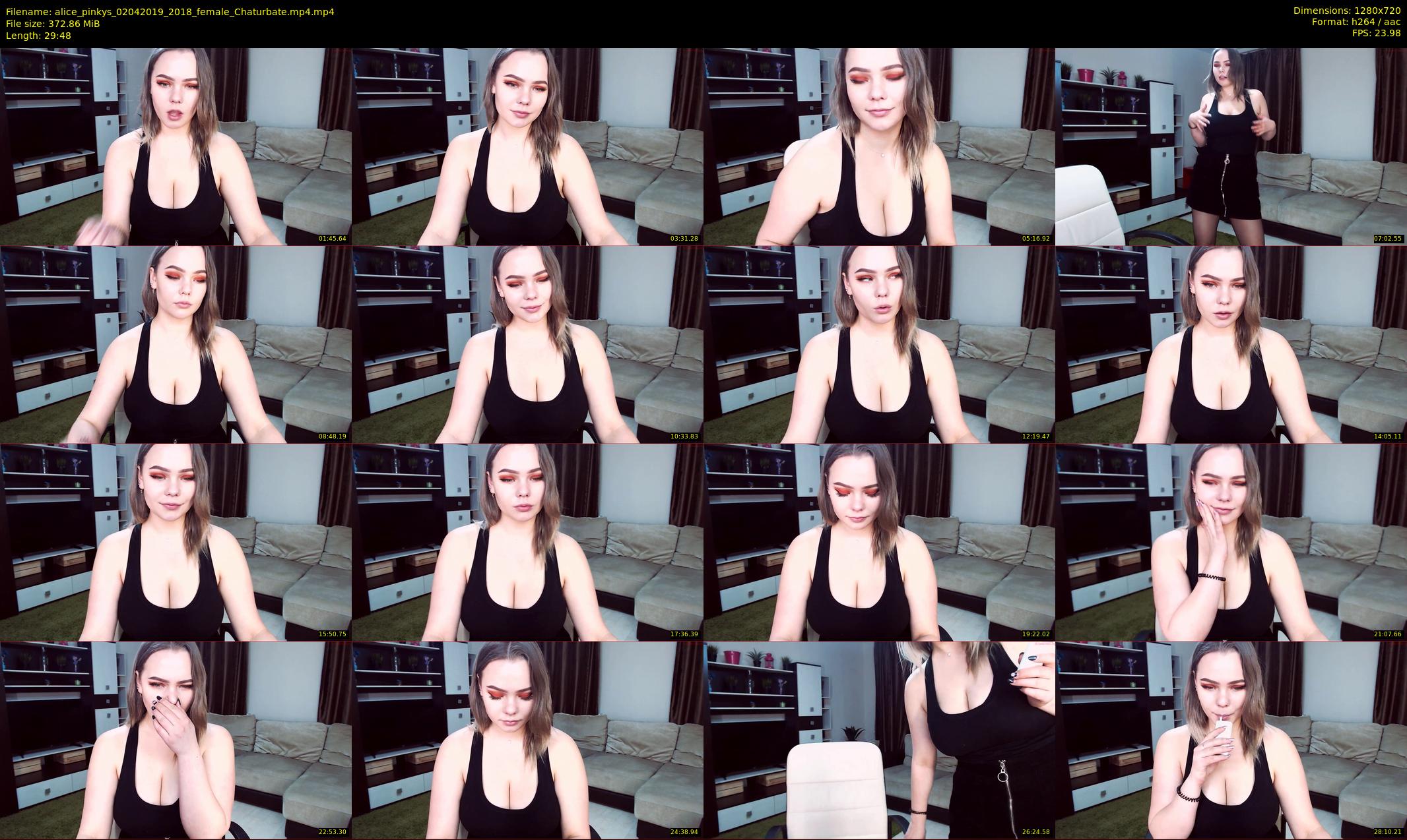alice_pinkys — 30 minute Chaturbate female cam show recording, 720p, Apr 2, 2019