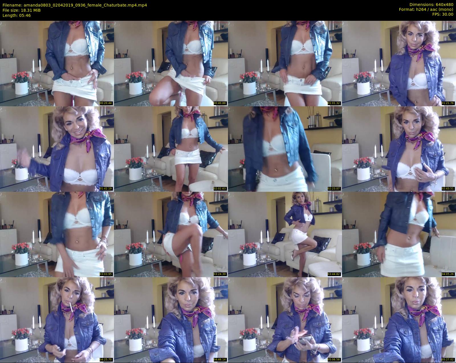 amanda0803 — 6 minute Chaturbate female cam show recording, 480p, Apr 2, 2019