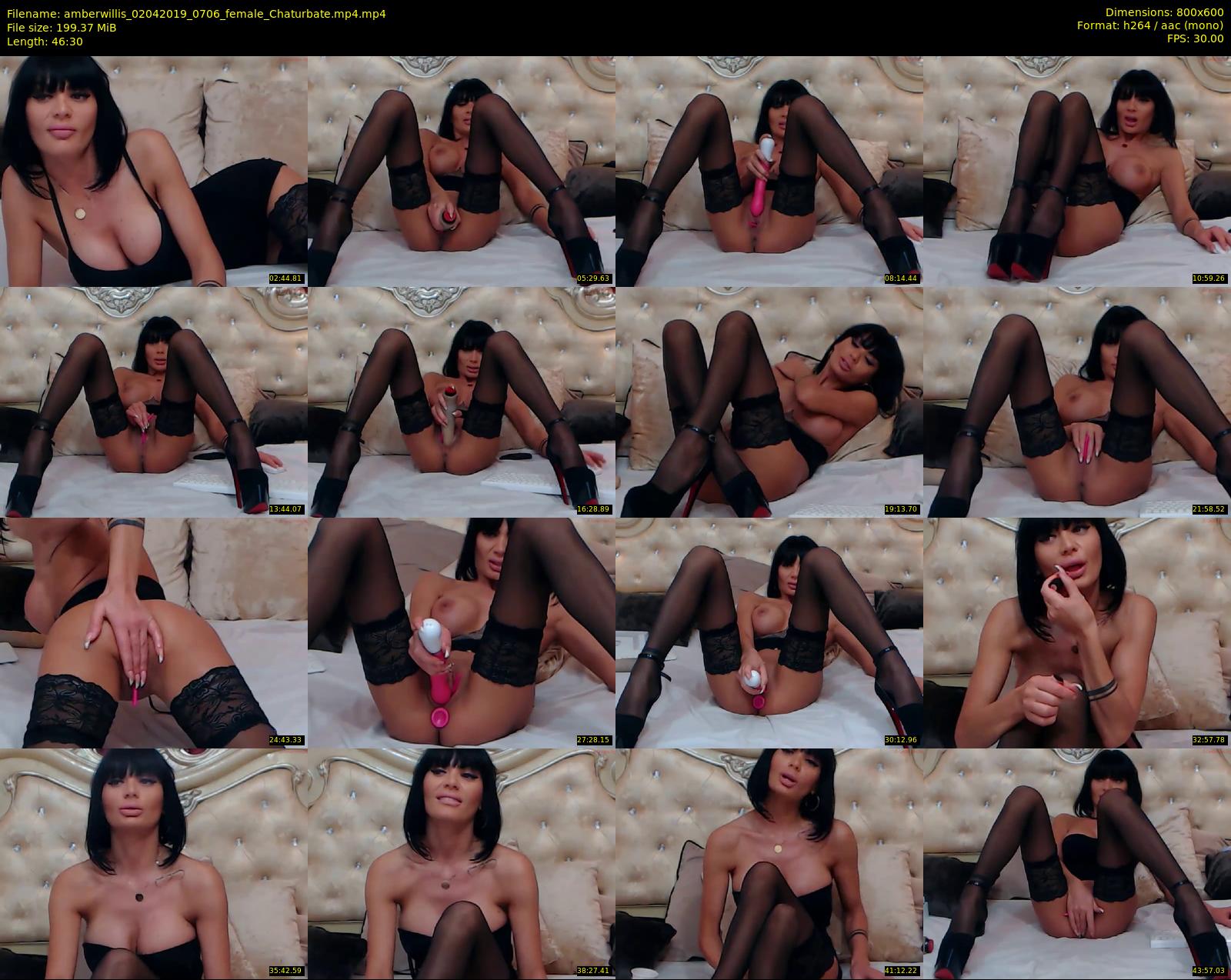 amberwillis — 47 minute Chaturbate female cam show recording, 480p, Apr 2, 2019