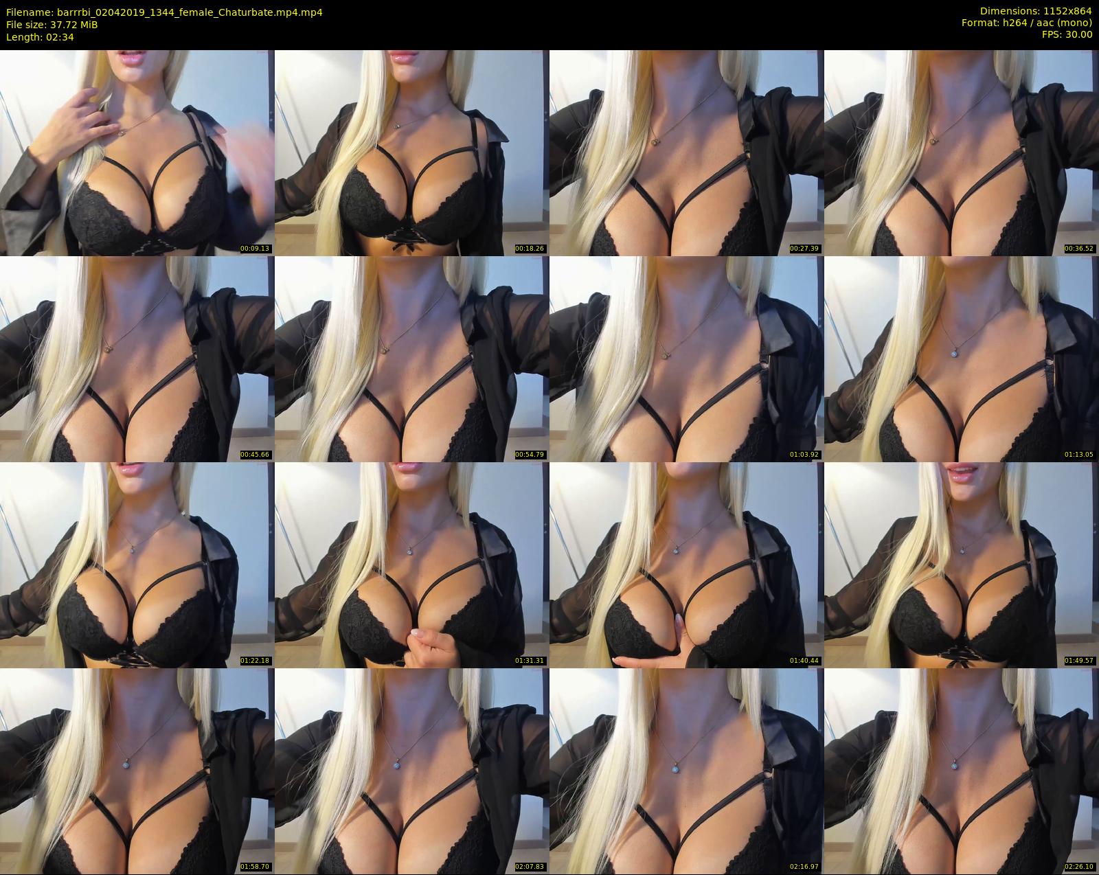 barrrbi — 3 minute Chaturbate female cam show recording, 720p, Apr 2, 2019