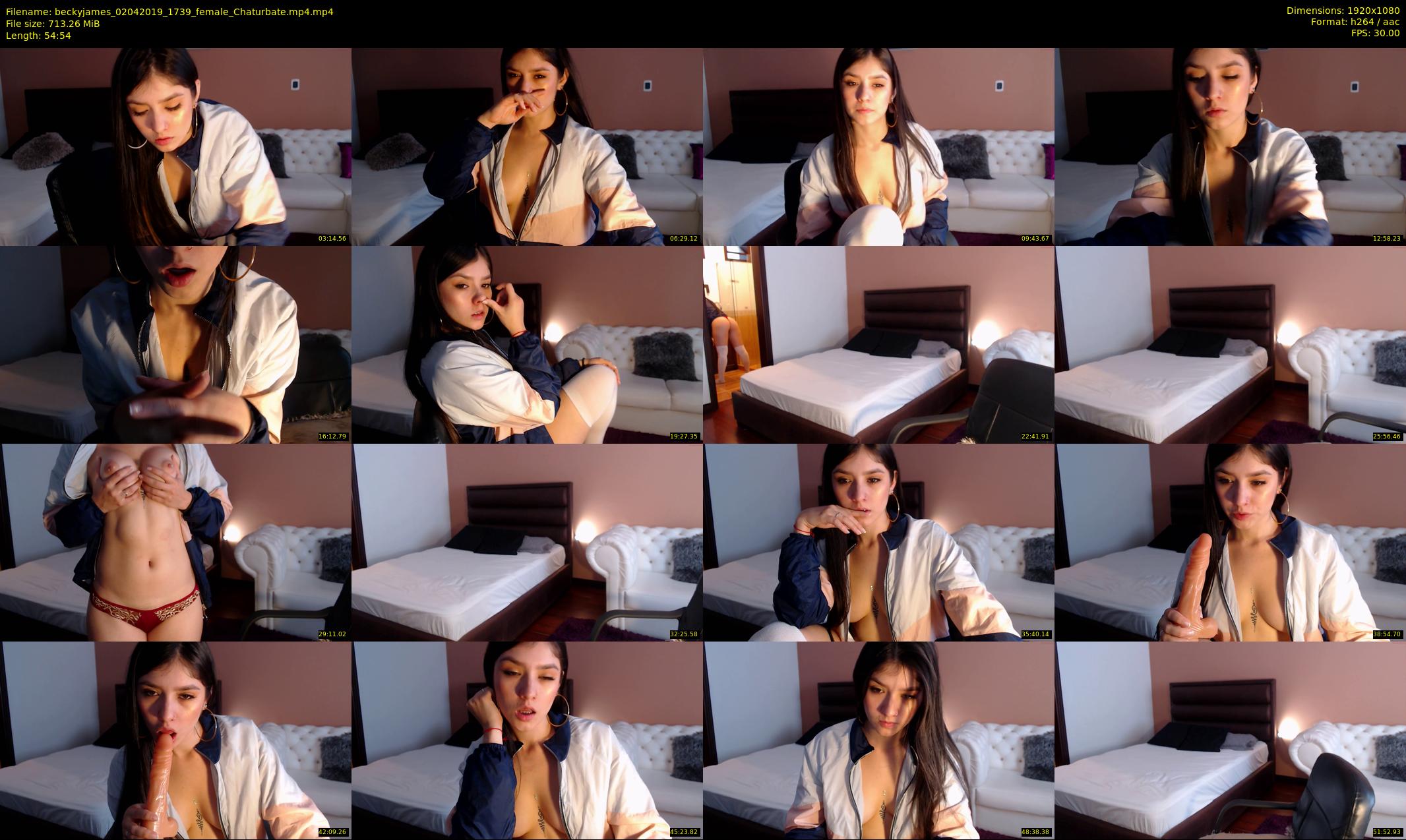 beckyjames — 55 minute Chaturbate female cam show recording, 1080p, Apr 2, 2019