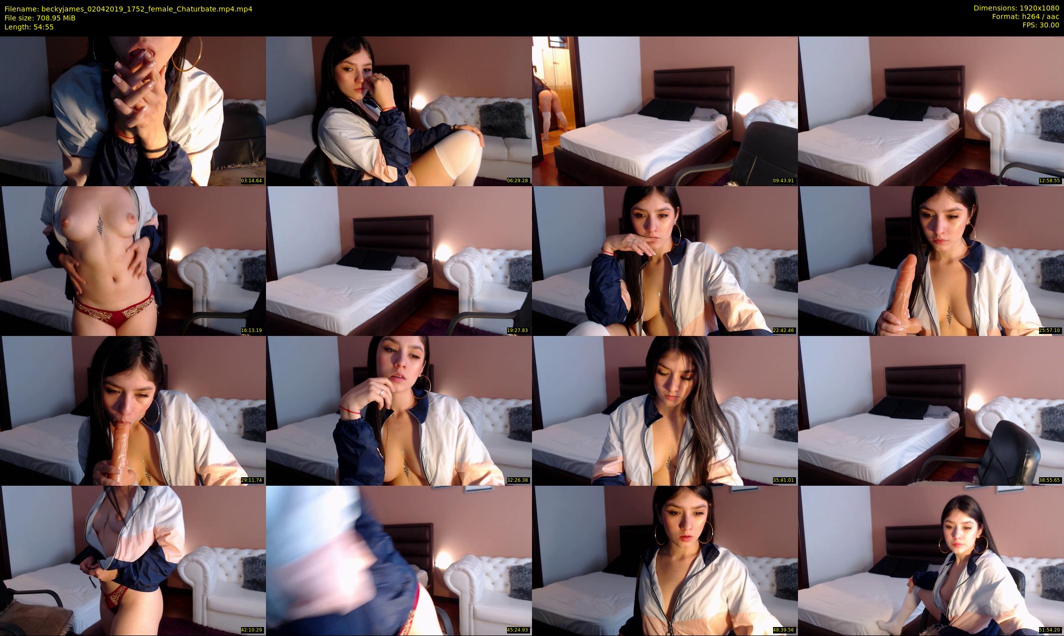 beckyjames — 55 minute Chaturbate female cam show recording, 1080p, Apr 2, 2019
