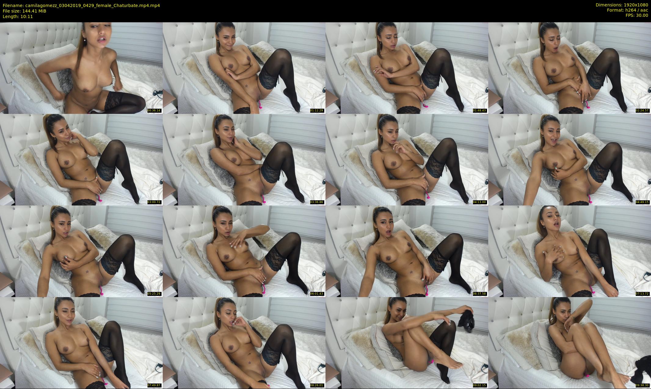 camilagomezz — 11 minute Chaturbate female cam show recording, 1080p, Apr 3, 2019
