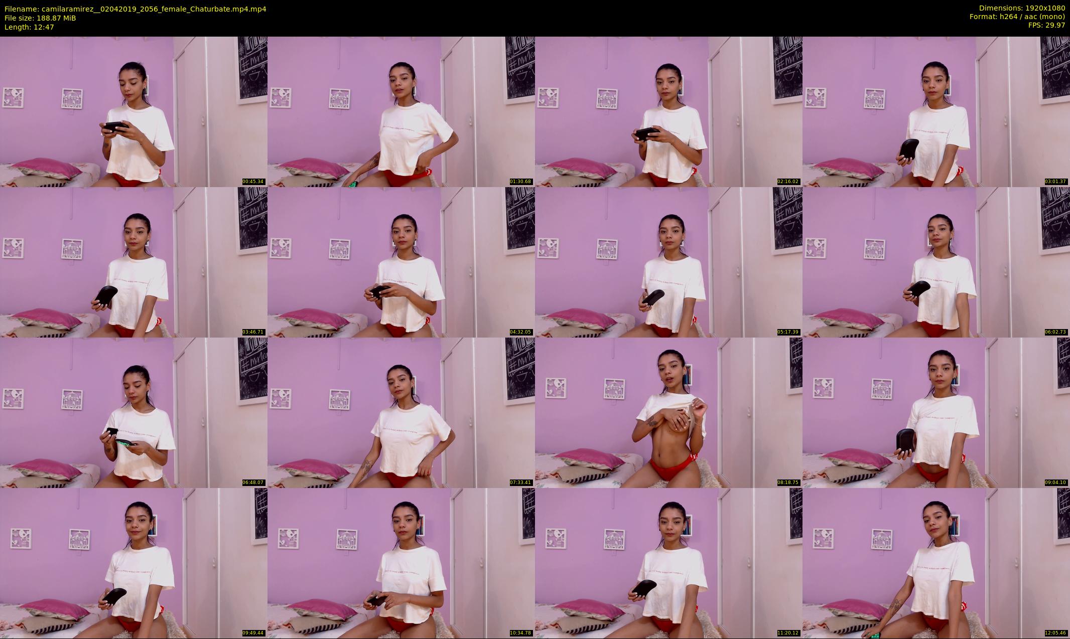 camilaramirez_ — 13 minute Chaturbate female cam show recording, 1080p, Apr 2, 2019