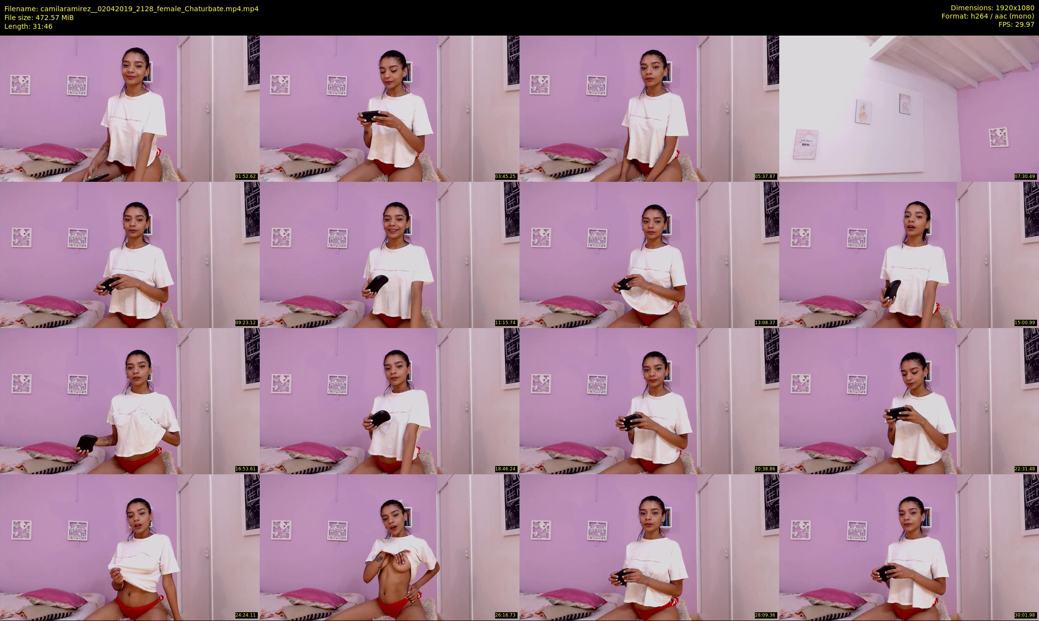 camilaramirez_ — 32 minute Chaturbate female cam show recording, 1080p, Apr 2, 2019