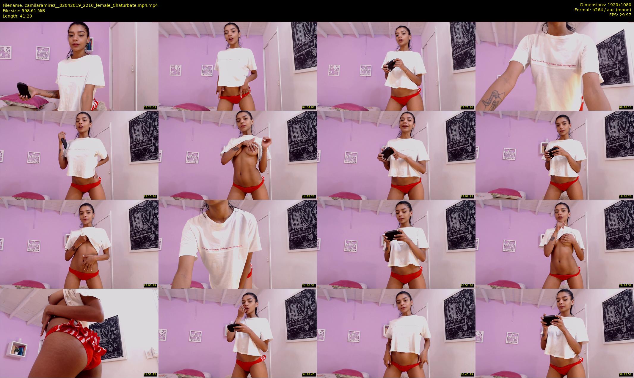 camilaramirez_ — 42 minute Chaturbate female cam show recording, 1080p, Apr 2, 2019