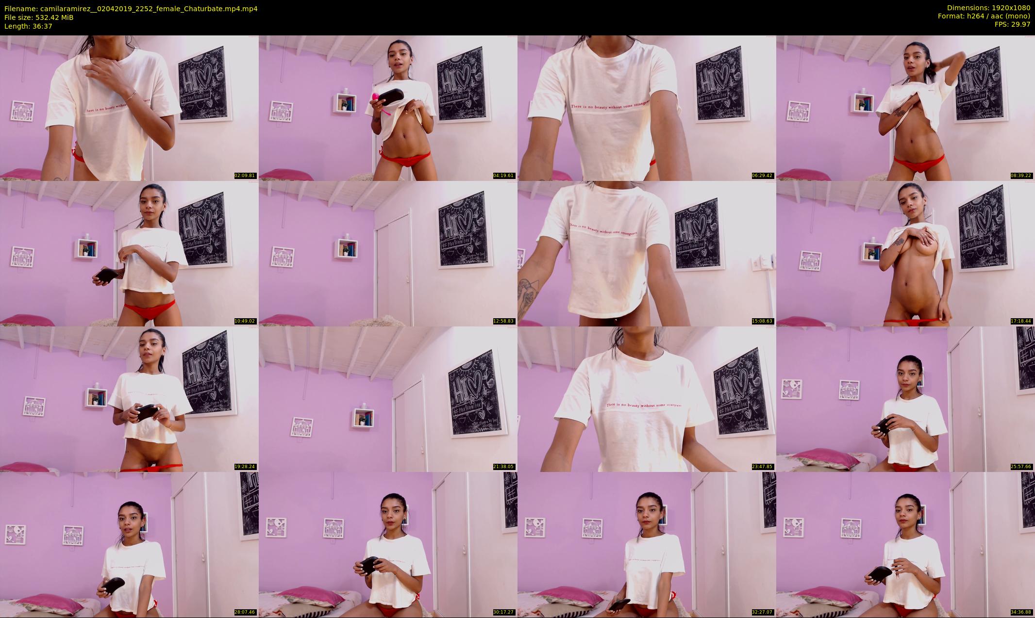 camilaramirez_ — 37 minute Chaturbate female cam show recording, 1080p, Apr 2, 2019