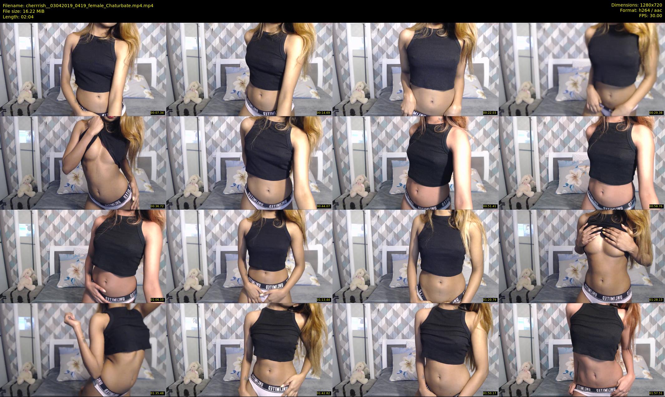 cherrrish_ — 3 minute Chaturbate female cam show recording, 720p, Apr 3, 2019