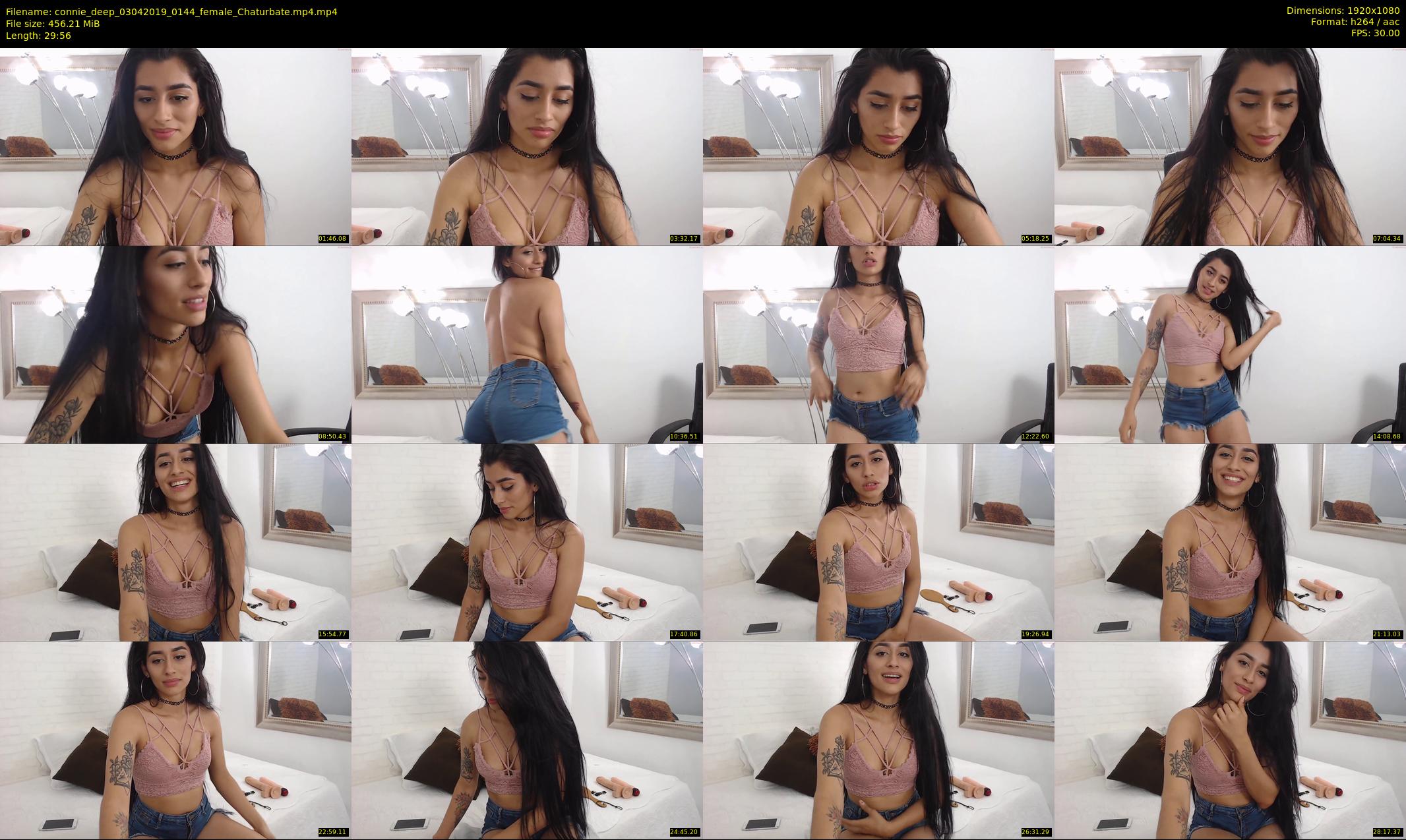 connie_deep — 30 minute Chaturbate female cam show recording, 1080p, Apr 3, 2019
