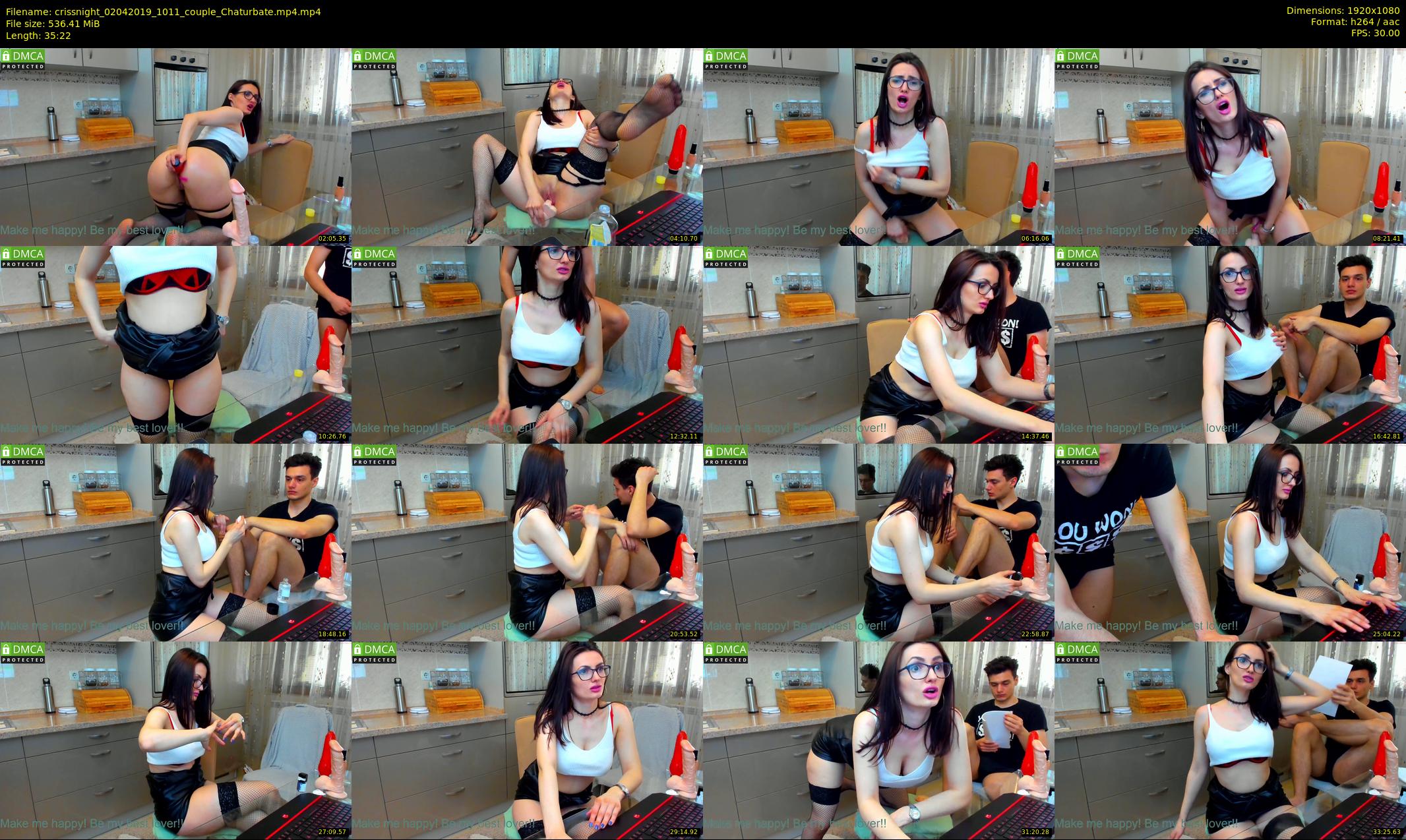 crissnight — 36 minute Chaturbate female cam show recording, 1080p, Apr 2, 2019