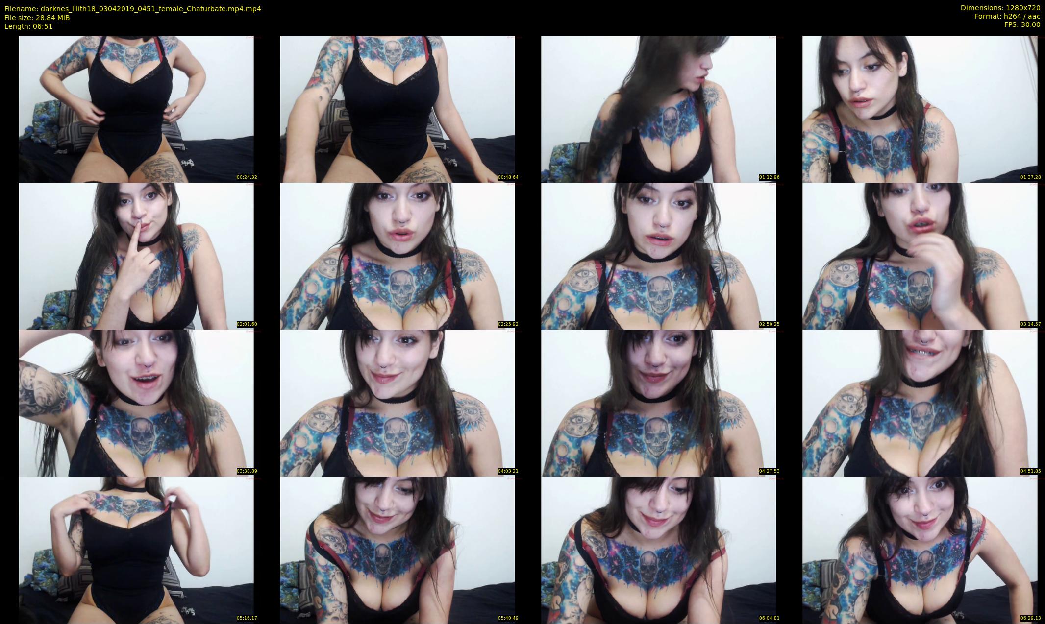 darknes_lilith18 — 7 minute Chaturbate female cam show recording, 720p, Apr 3, 2019