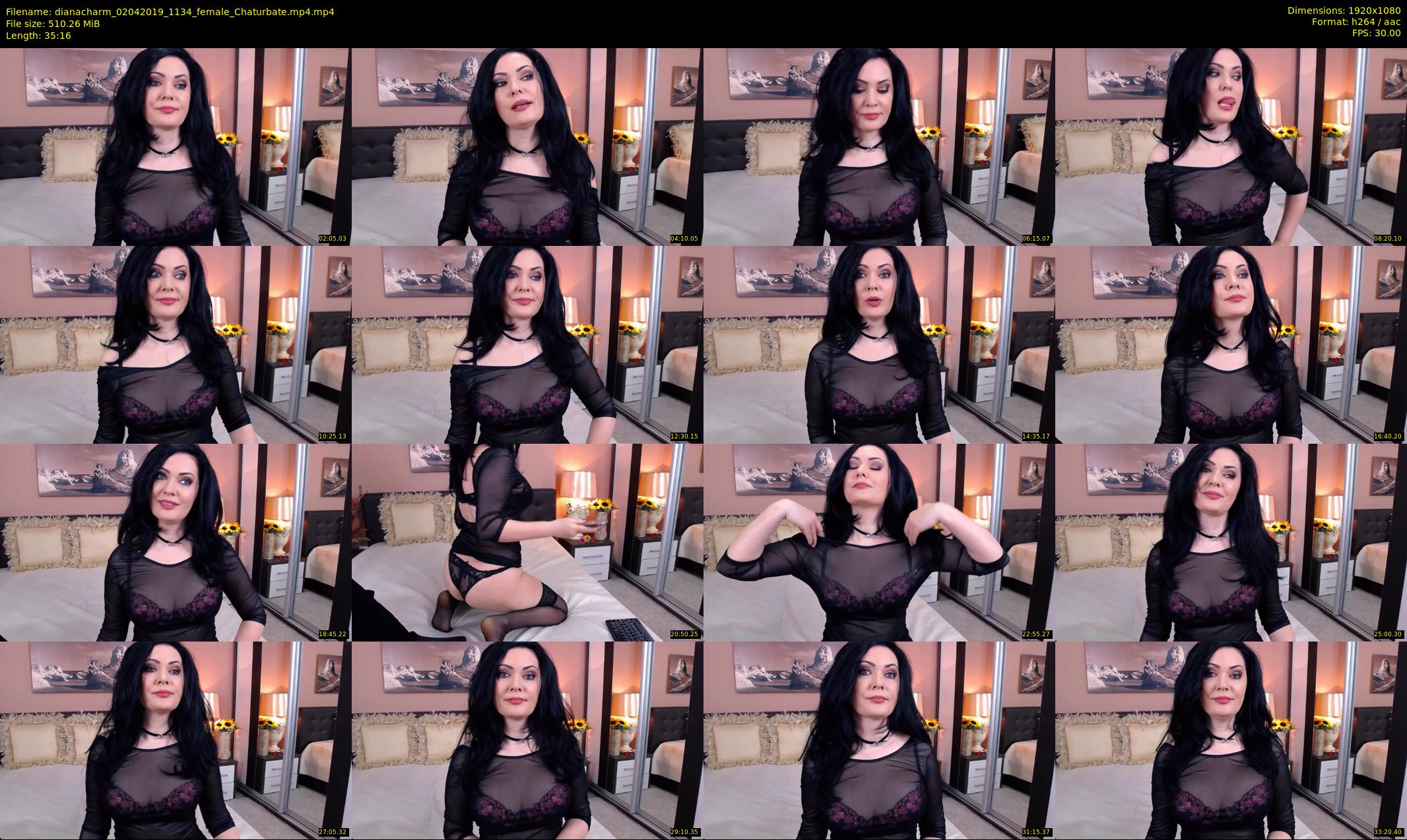 dianacharm — 36 minute Chaturbate female cam show recording, 1080p, Apr 2, 2019