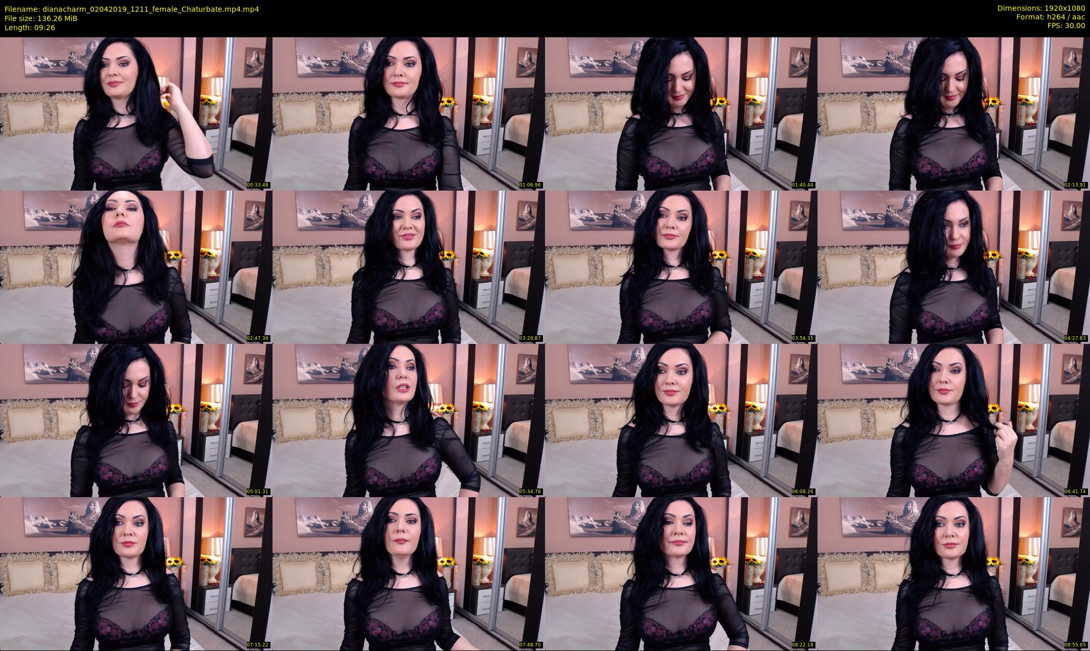 dianacharm — 10 minute Chaturbate female cam show recording, 1080p, Apr 2, 2019