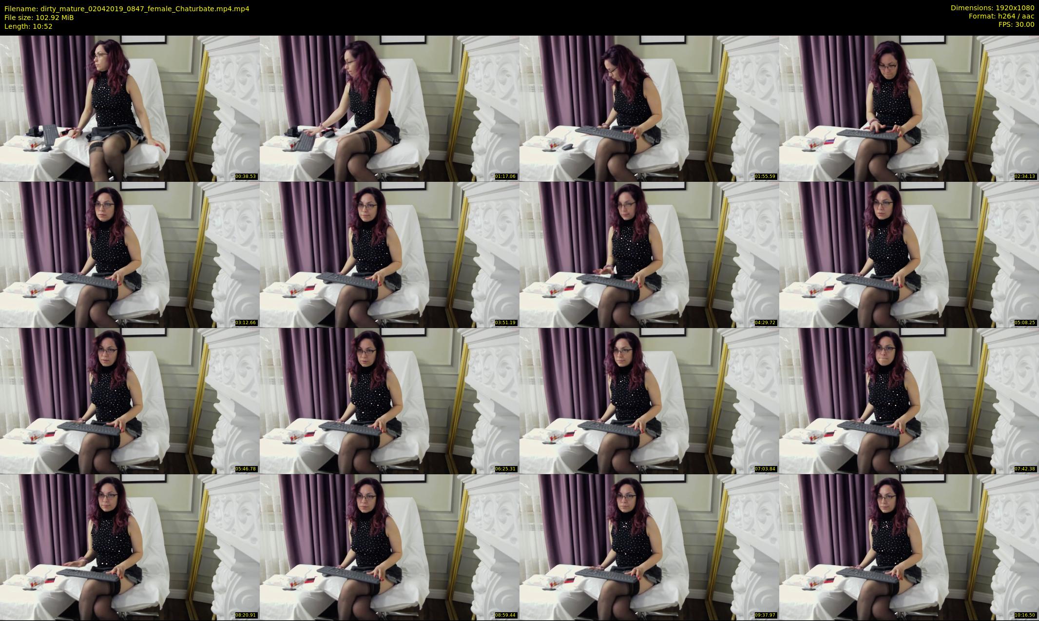 dirty_mature — 11 minute Chaturbate female cam show recording, 1080p, Apr 2, 2019
