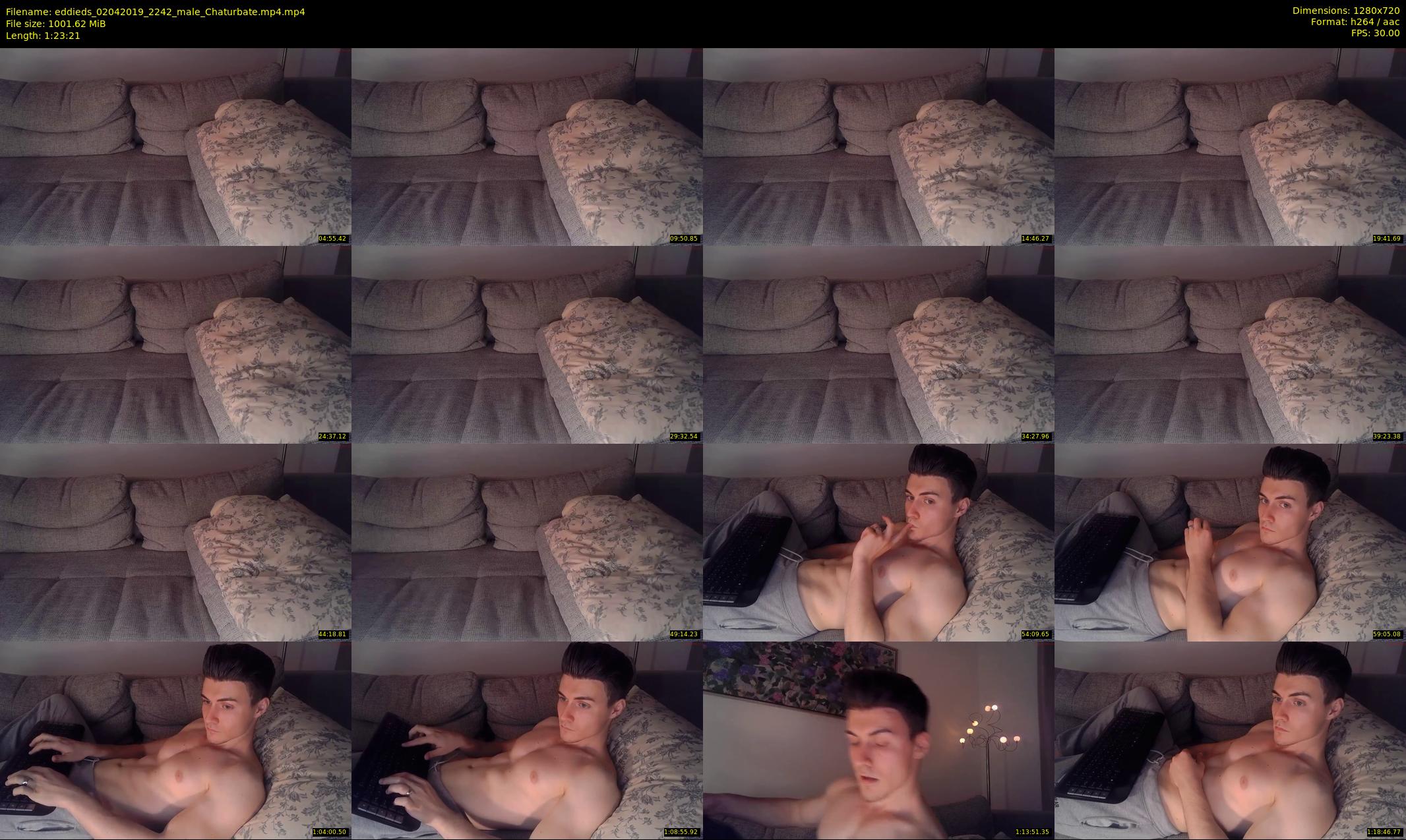 eddieds — 84 minute Chaturbate male cam show recording, 720p, Apr 2, 2019