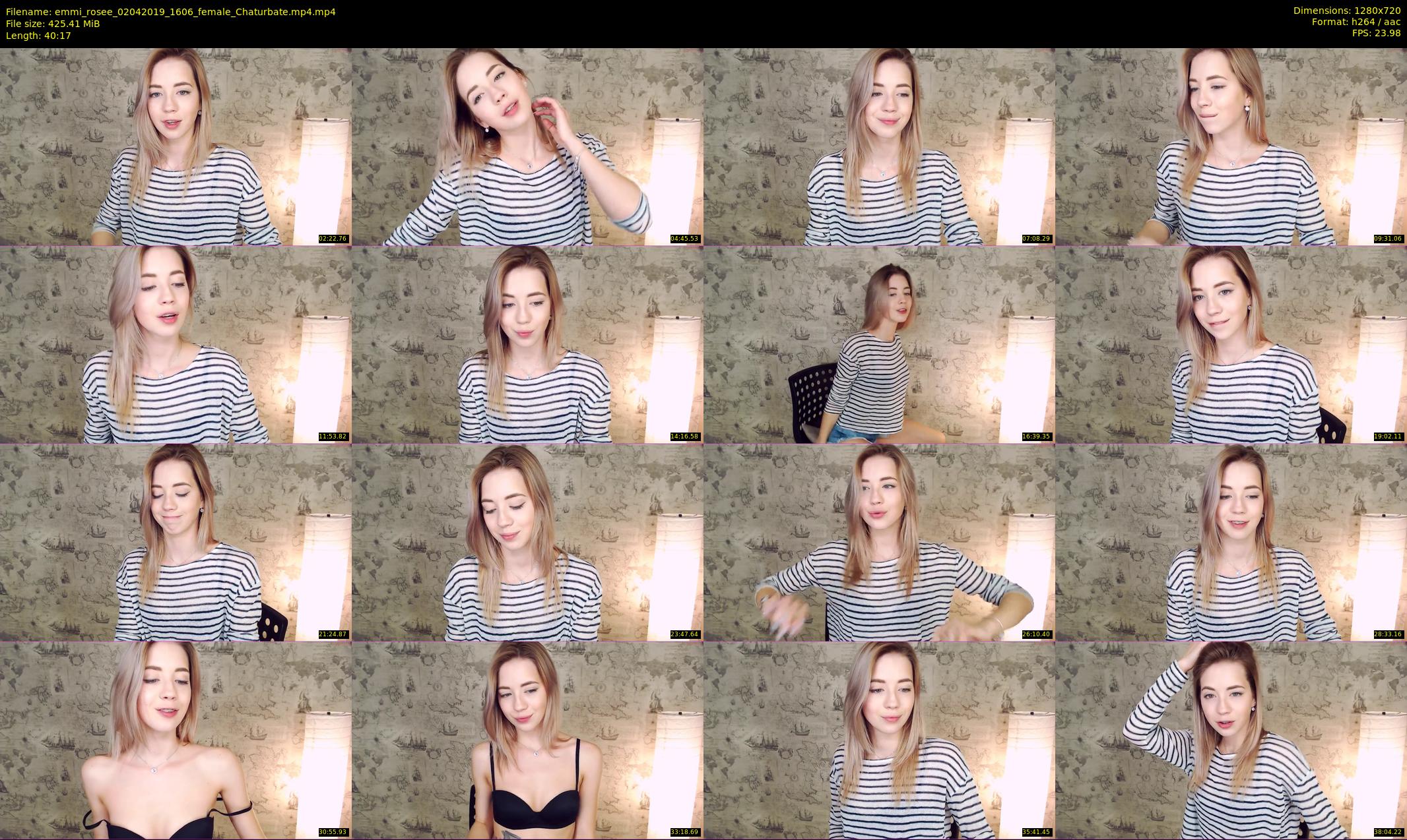 emmi_rosee — 41 minute Chaturbate female cam show recording, 720p, Apr 2, 2019
