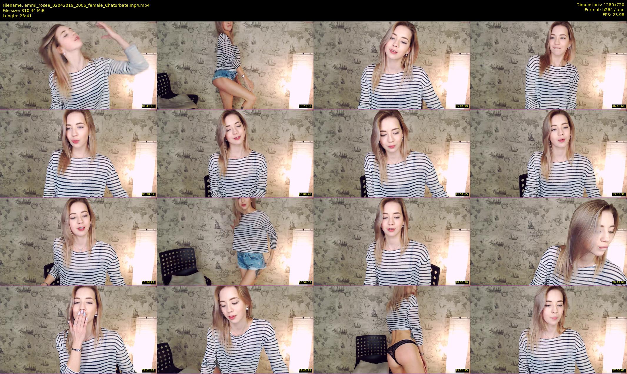 emmi_rosee — 29 minute Chaturbate female cam show recording, 720p, Apr 2, 2019