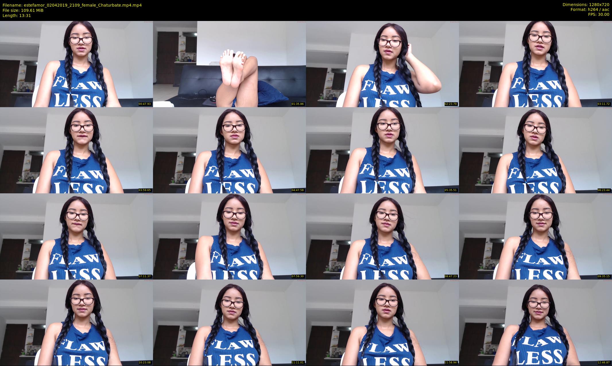 estefamor — 14 minute Chaturbate female cam show recording, 720p, Apr 2, 2019