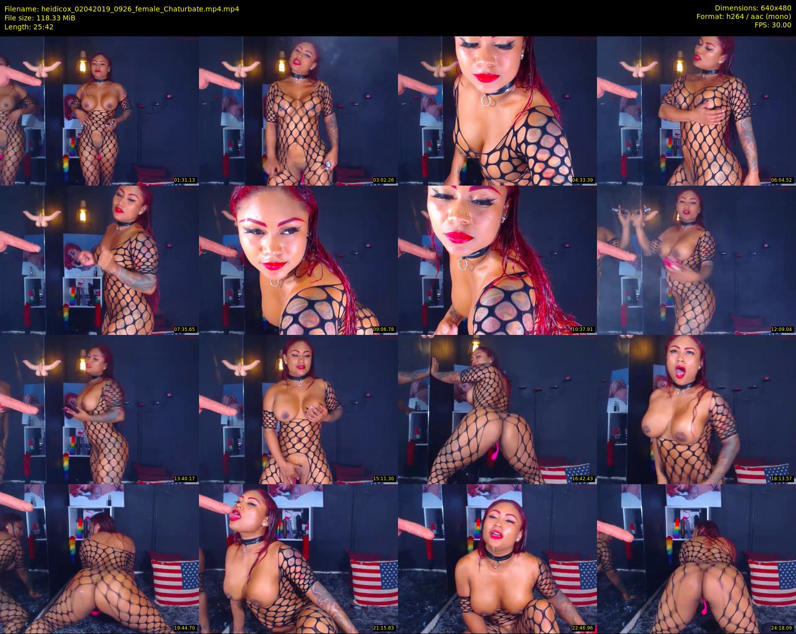 heidicox — 26 minute Chaturbate female cam show recording, 480p, Apr 2, 2019