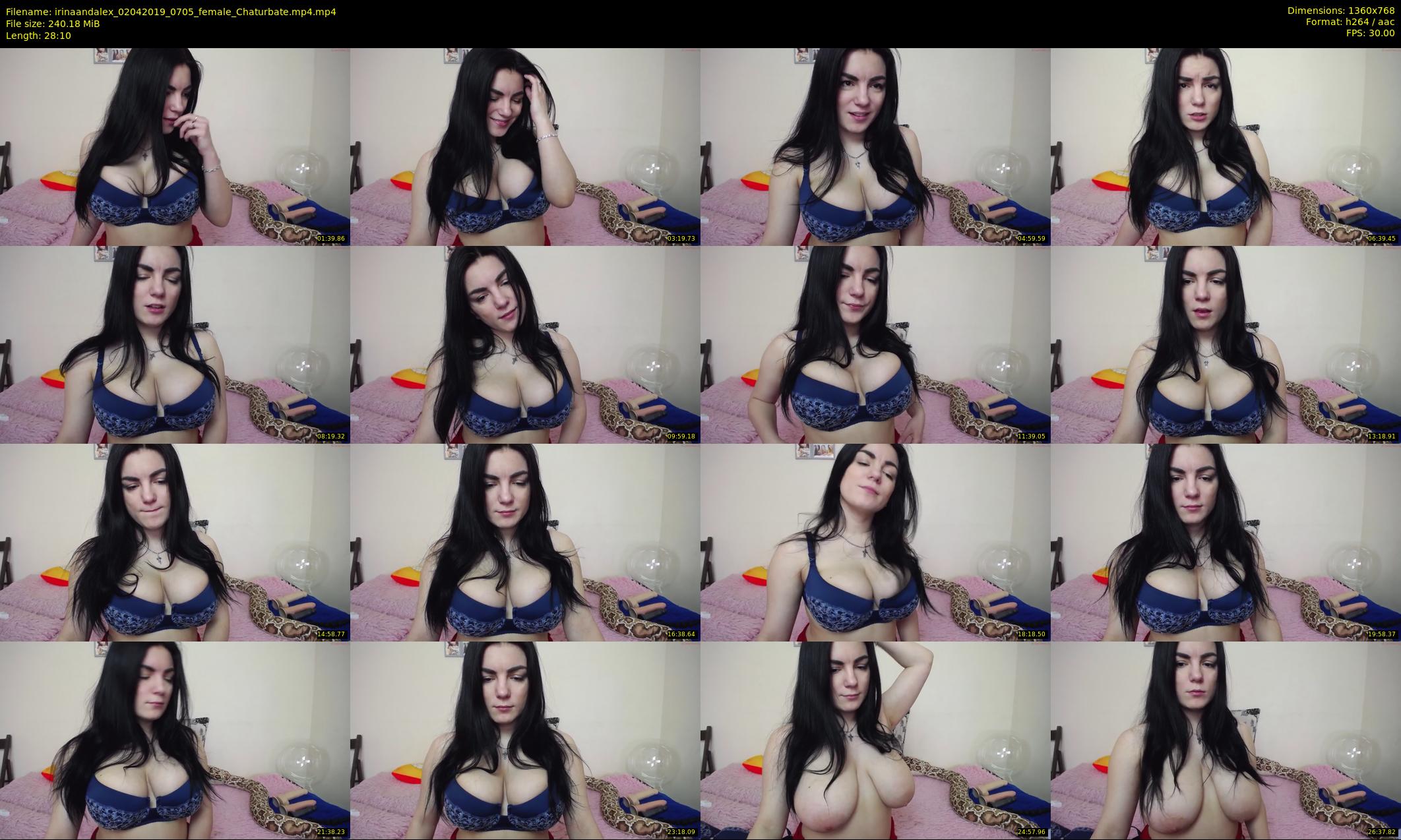 irinaandalex — 29 minute Chaturbate couple cam show recording, 720p, Apr 2, 2019