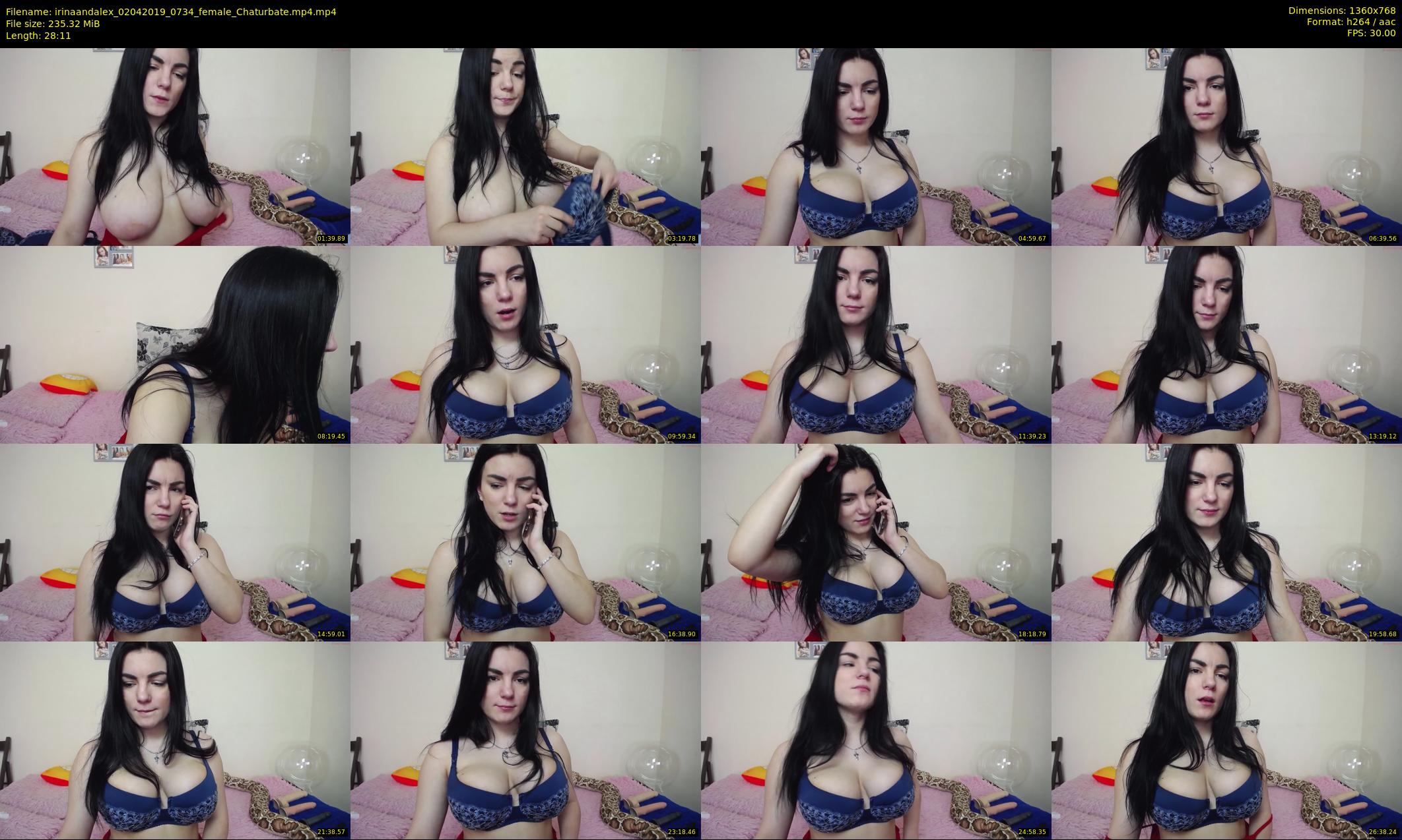 irinaandalex — 29 minute Chaturbate couple cam show recording, 720p, Apr 2, 2019