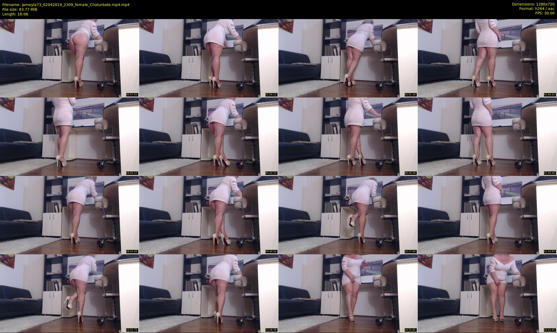 jameyla73 — 17 minute Chaturbate female cam show recording, 720p, Apr 2, 2019