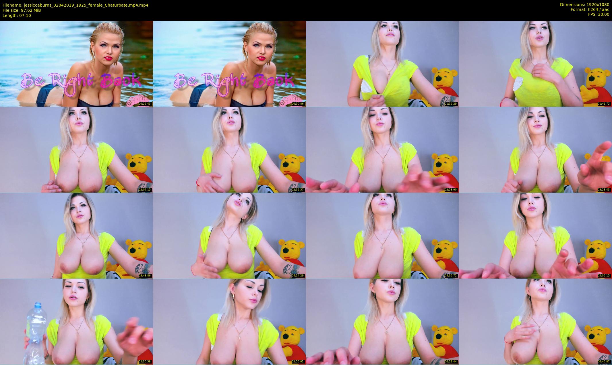 jessiccaburns — 8 minute Chaturbate female cam show recording, 1080p, Apr 2, 2019