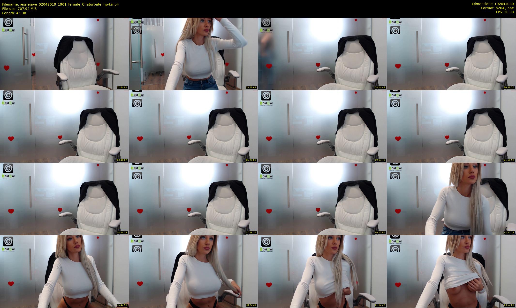 jessiejaye — 47 minute Chaturbate female cam show recording, 1080p, Apr 2, 2019