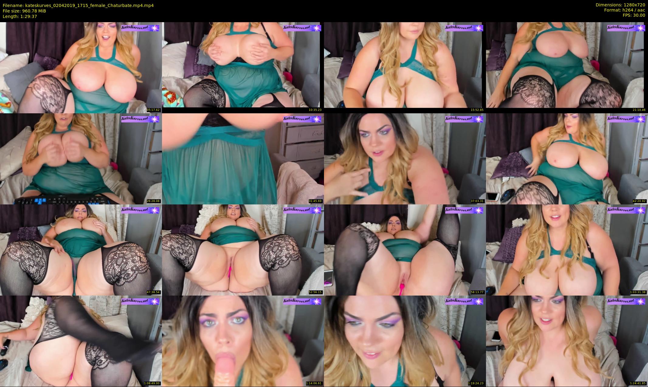 kateskurves — 90 minute Chaturbate female cam show recording, 720p, Apr 2, 2019