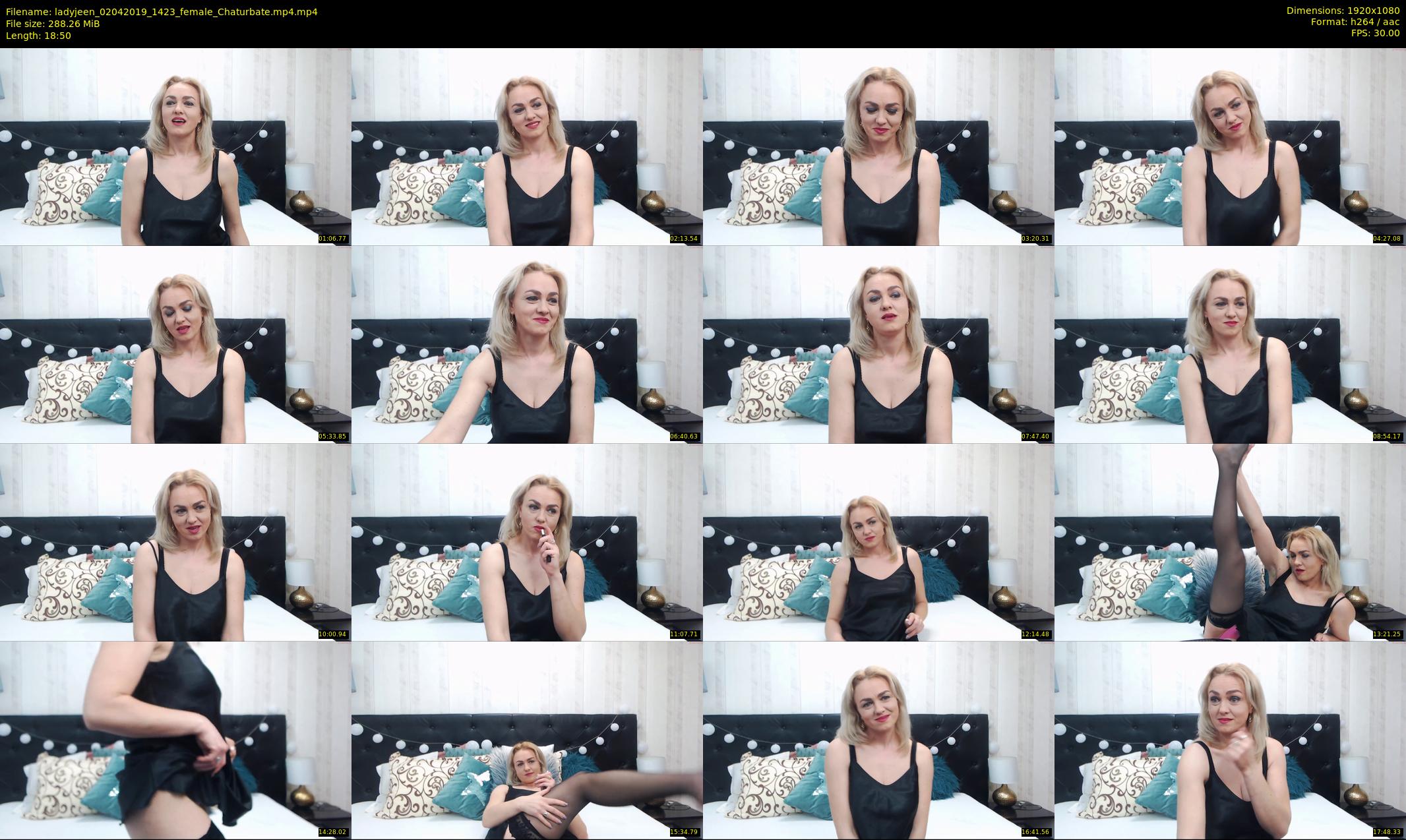 ladyjeen — 19 minute Chaturbate female cam show recording, 1080p, Apr 2, 2019