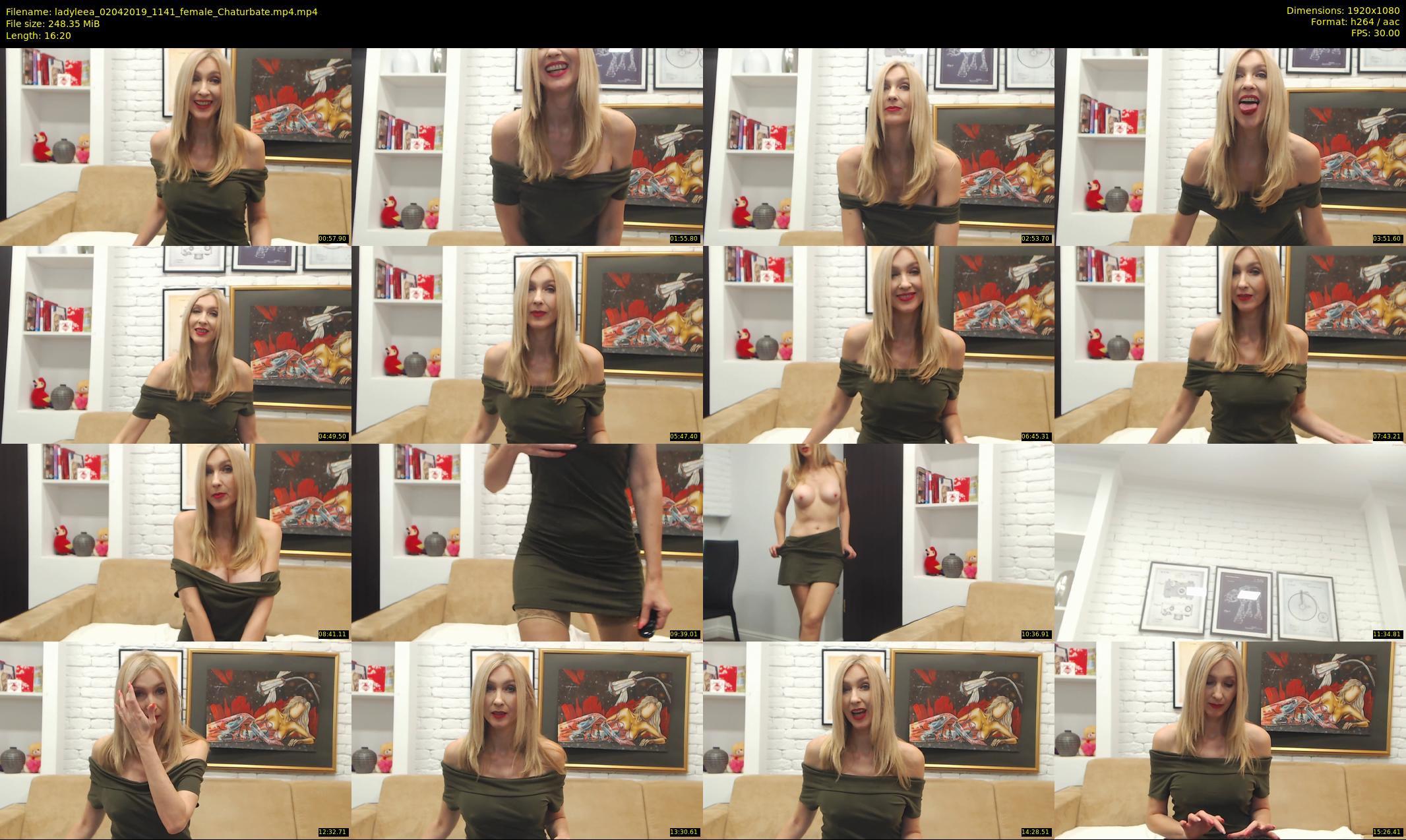 ladyleea — 17 minute Chaturbate female cam show recording, 1080p, Apr 2, 2019