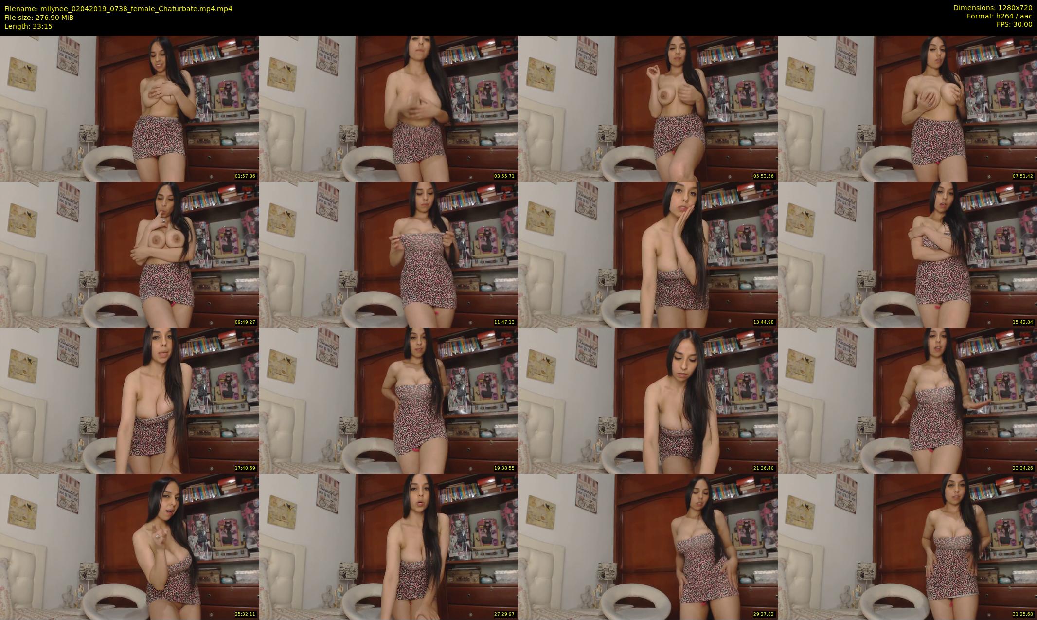 milynee — 34 minute Chaturbate female cam show recording, 720p, Apr 2, 2019