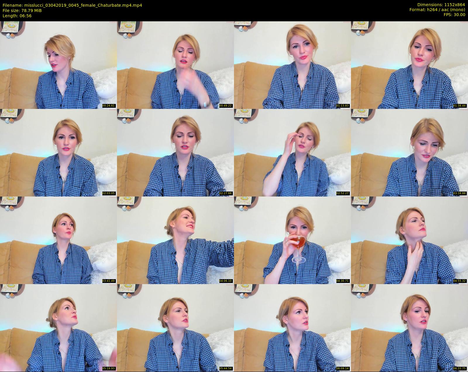 misslucci — 7 minute Chaturbate female cam show recording, 720p, Apr 3, 2019