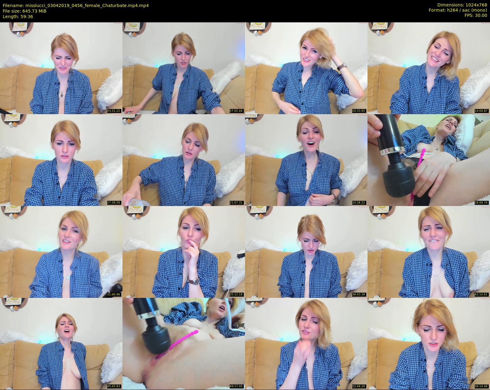 misslucci — 60 minute Chaturbate female cam show recording, 720p, Apr 3, 2019