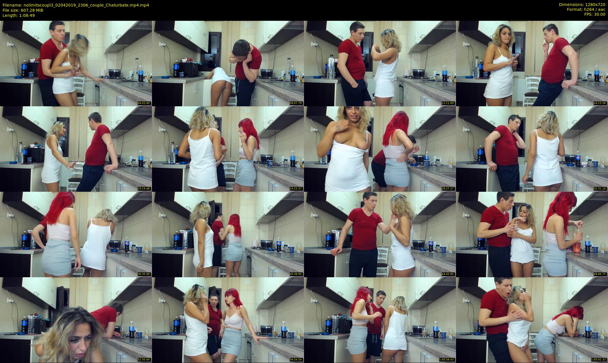 nolimitscoupl3 — 69 minute Chaturbate couple cam show recording, 720p, Apr 2, 2019