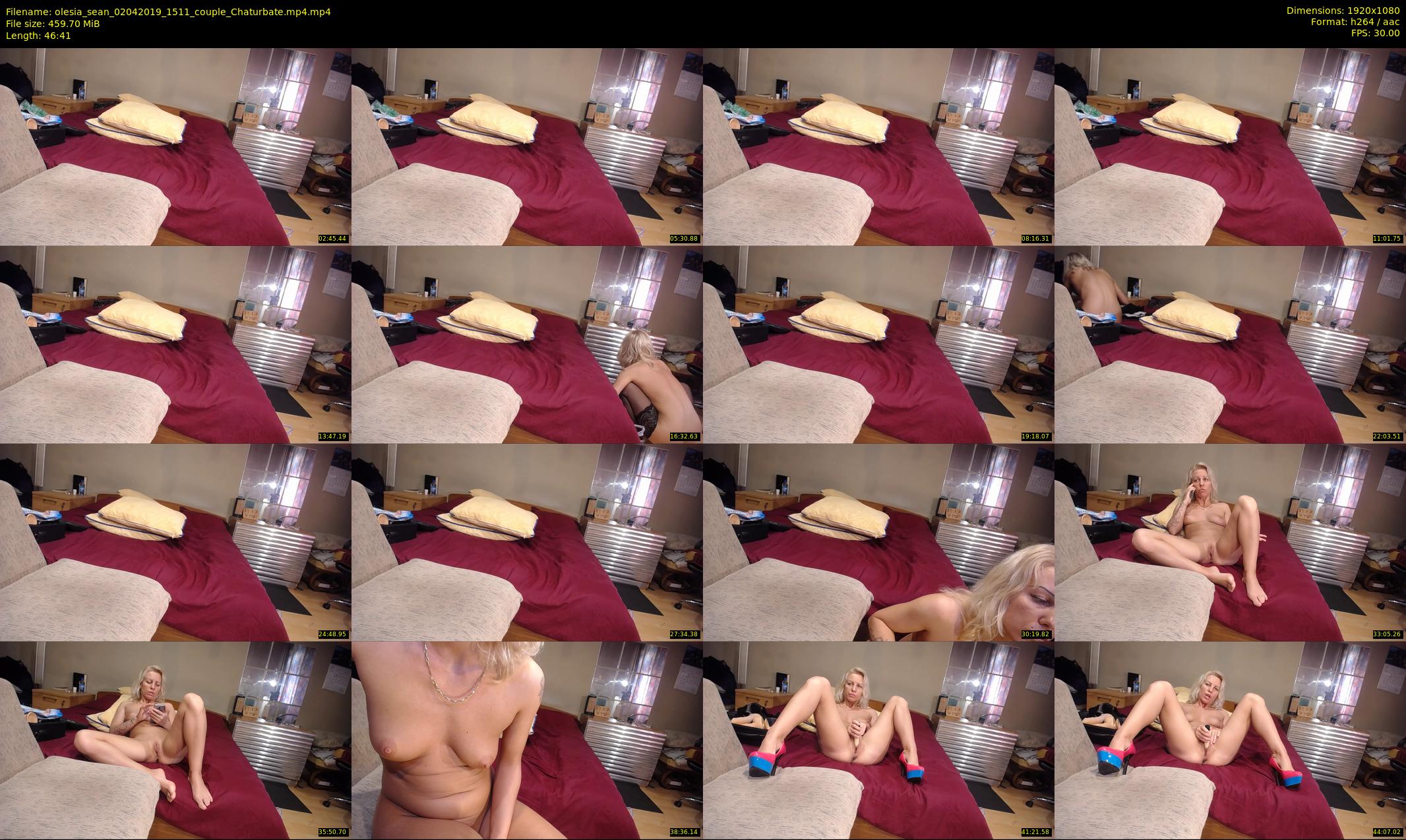 olesia_sean — 47 minute Chaturbate couple cam show recording, 1080p, Apr 2, 2019