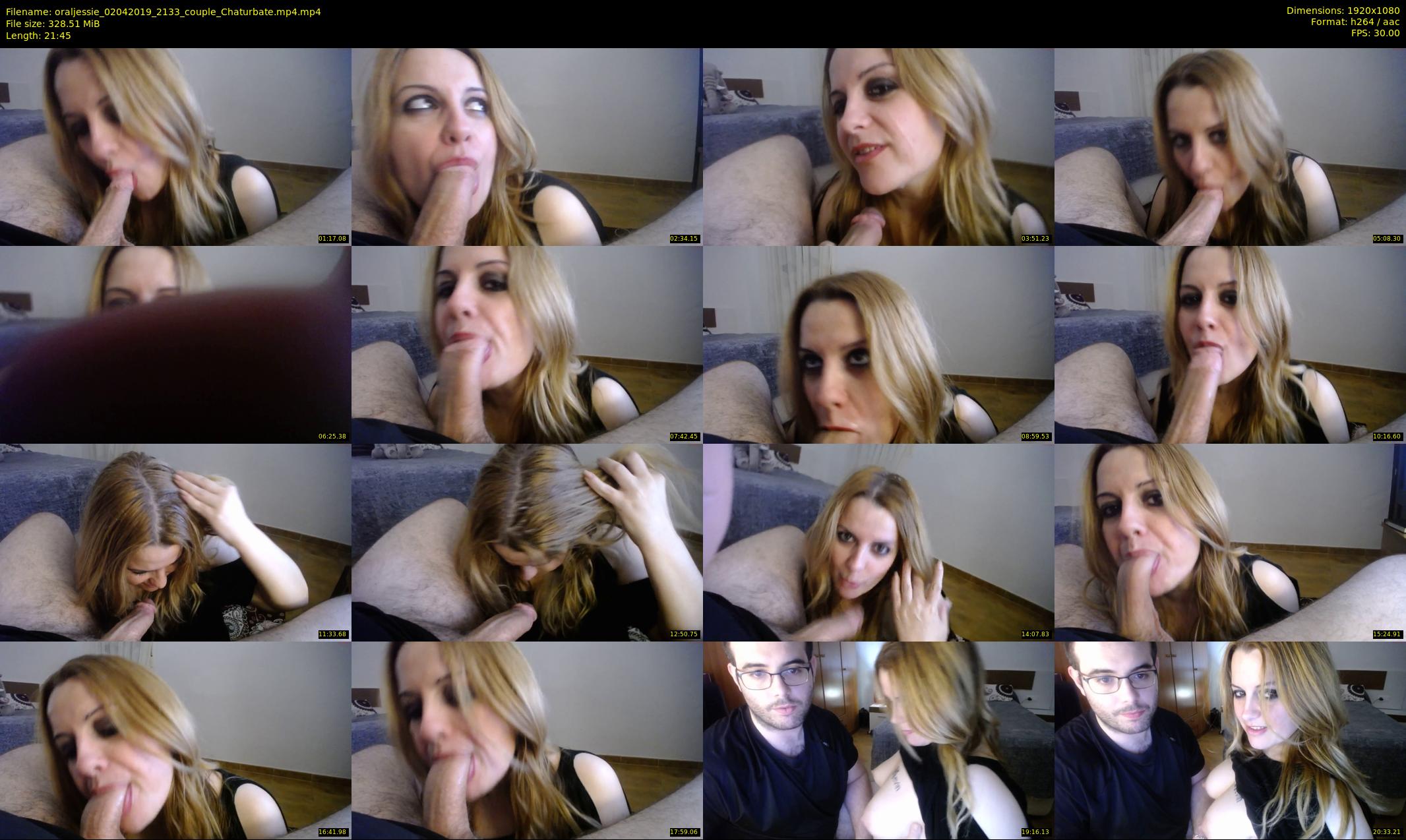 oraljessie — 22 minute Chaturbate couple cam show recording, 1080p, Apr 2, 2019