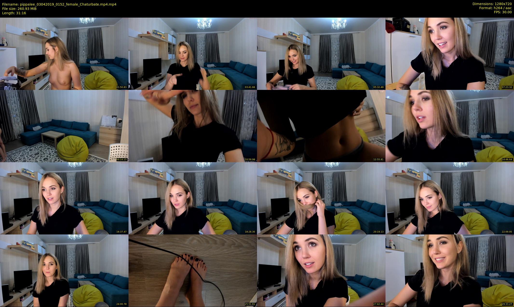 pippalee — 32 minute Chaturbate female cam show recording, 720p, Apr 3, 2019