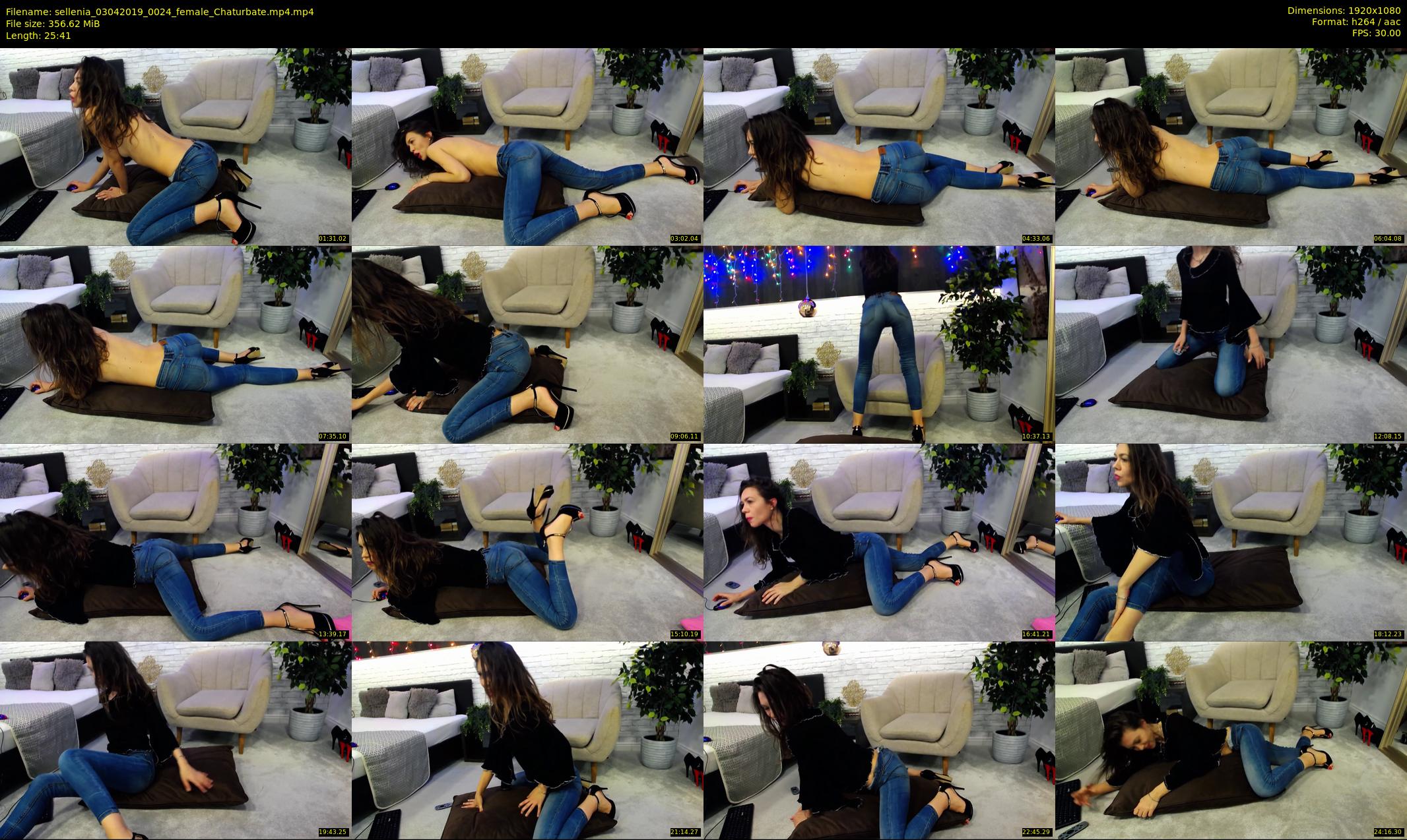 sellenia — 26 minute Chaturbate female cam show recording, 1080p, Apr 3, 2019